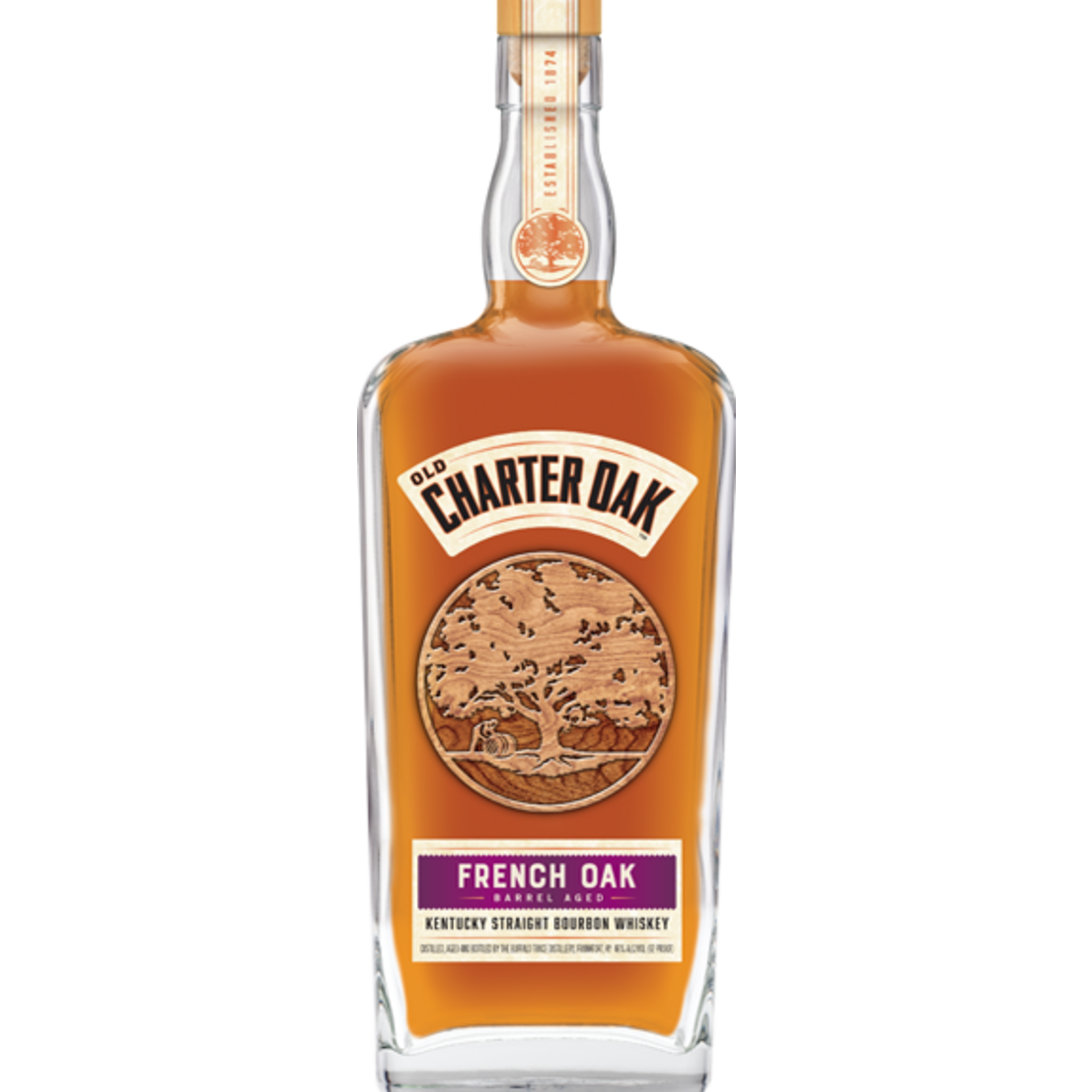 Old Charter Old Charter Oak / French Oak Kentucky Straight Bourbon Whiskey / 750mL