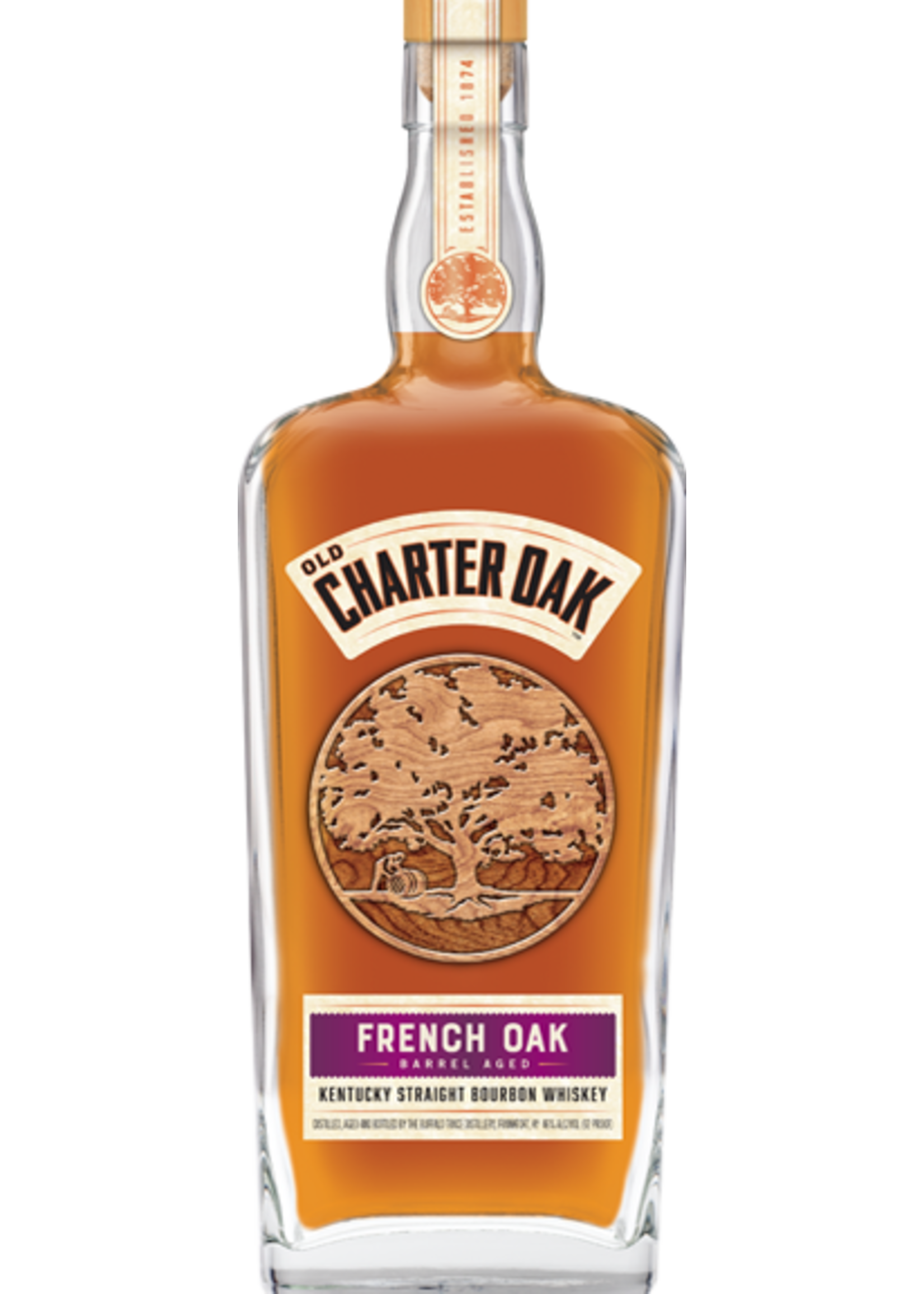 Old Charter Old Charter Oak / French Oak Kentucky Straight Bourbon Whiskey / 750mL