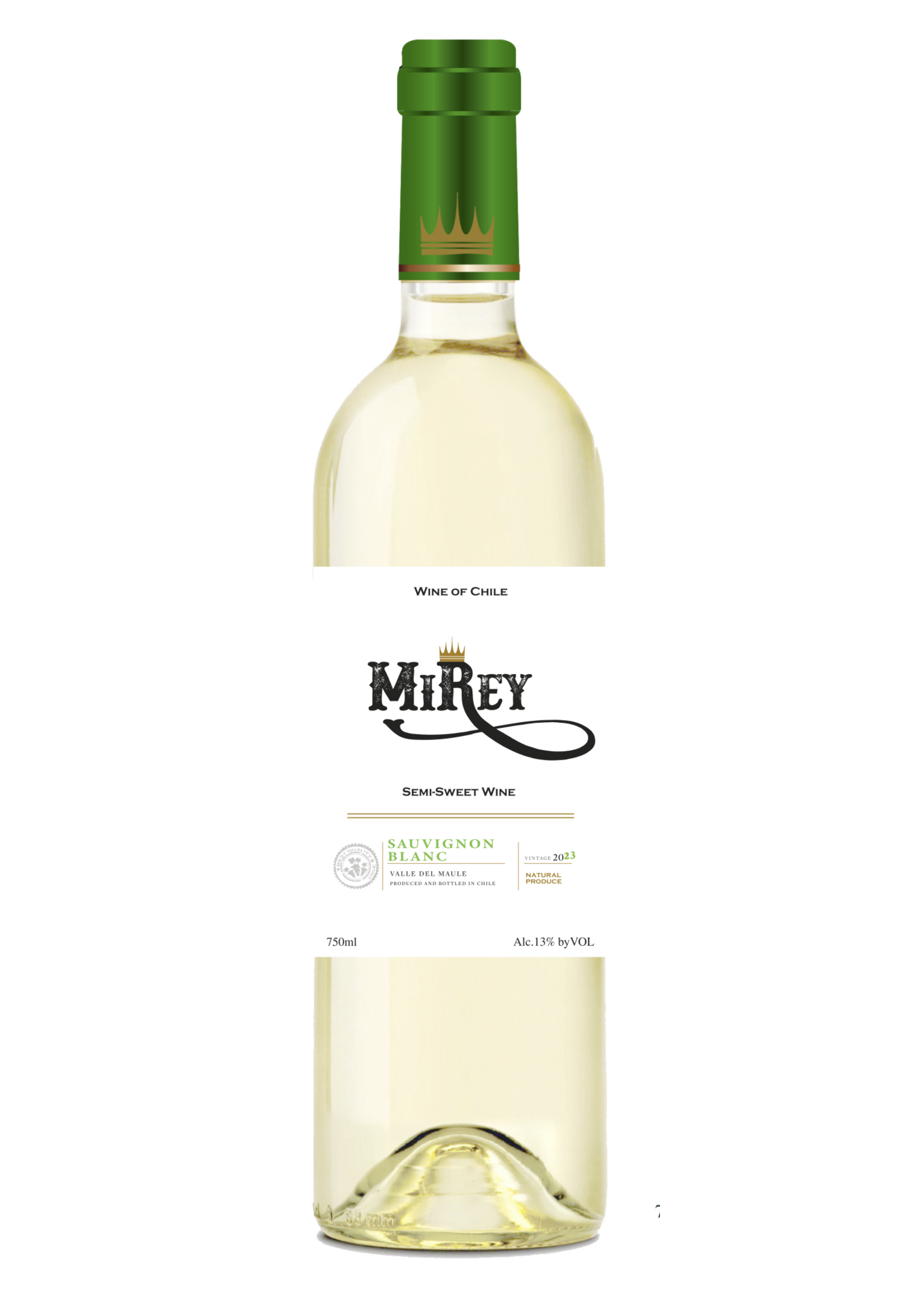 Mirey Mirey / Sauvignon Blanc Semi-Sweet Wine Valle del Maule 2023 / 1.5L