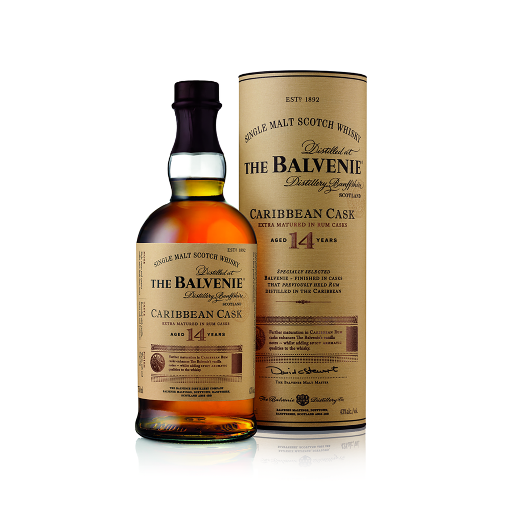 Balvenie The Balvenie / 14 Years Old Caribbean Cask Single Malt Scotch Whisky / 750mL