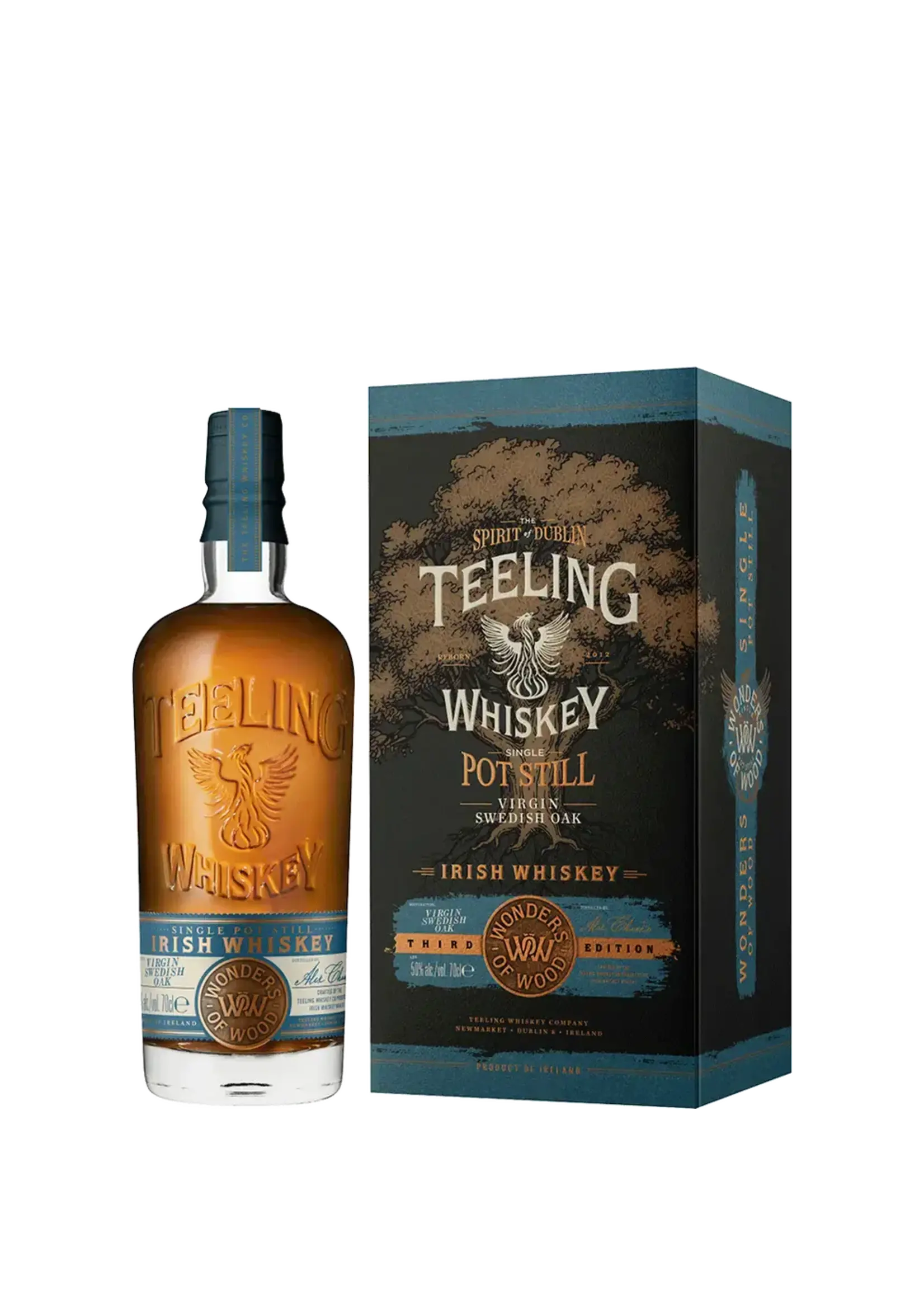 Teeling Teeling / Wonders Of Wood Virgin Swedish Oak Single Pot Still Irish Whiskey 100 Proof / 700mL