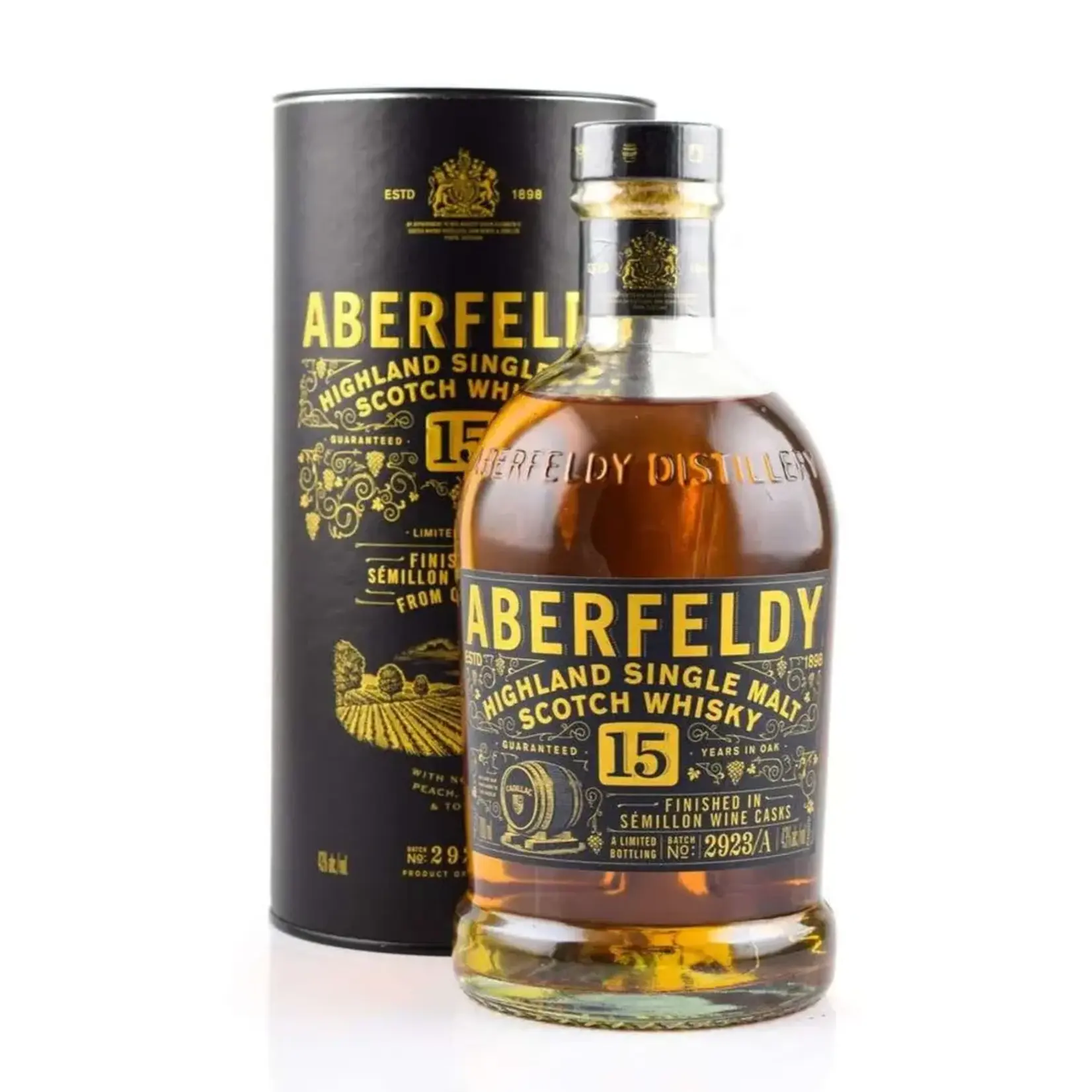 Aberfeldy Aberfeldy / 15 Years Old In Oak Highland Single Malt Scotch Finished In Cadillac Semillon Wine Cask / 750mL