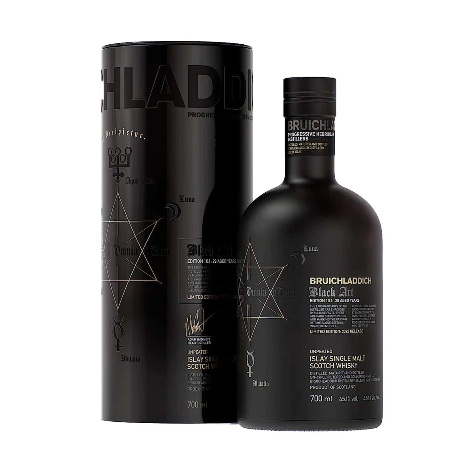 Bruichladdich Bruichladdich / Black Art 10.1 Edition 29 Year Old Unpeated Single Malt Scotch Whisky / 750mL