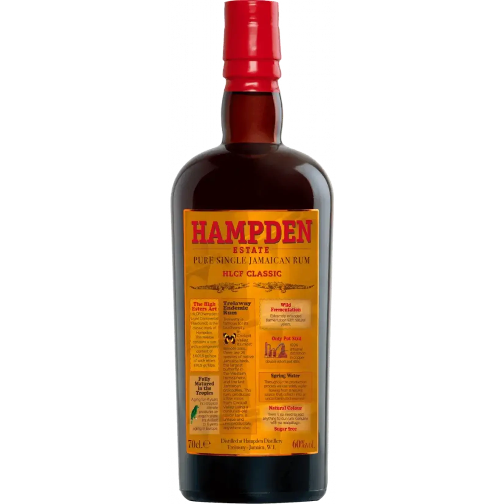 Hampden Hampden / HLFC Classic Jamaican Rum 60% abv / 750mL