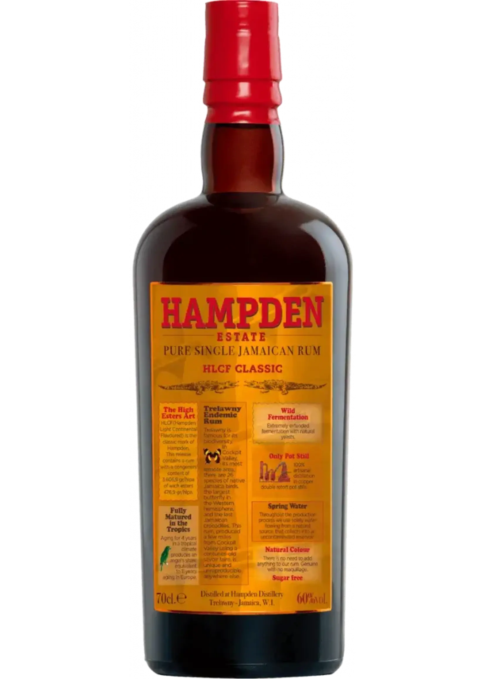 Hampden Hampden / HLFC Classic Jamaican Rum 60% abv / 750mL