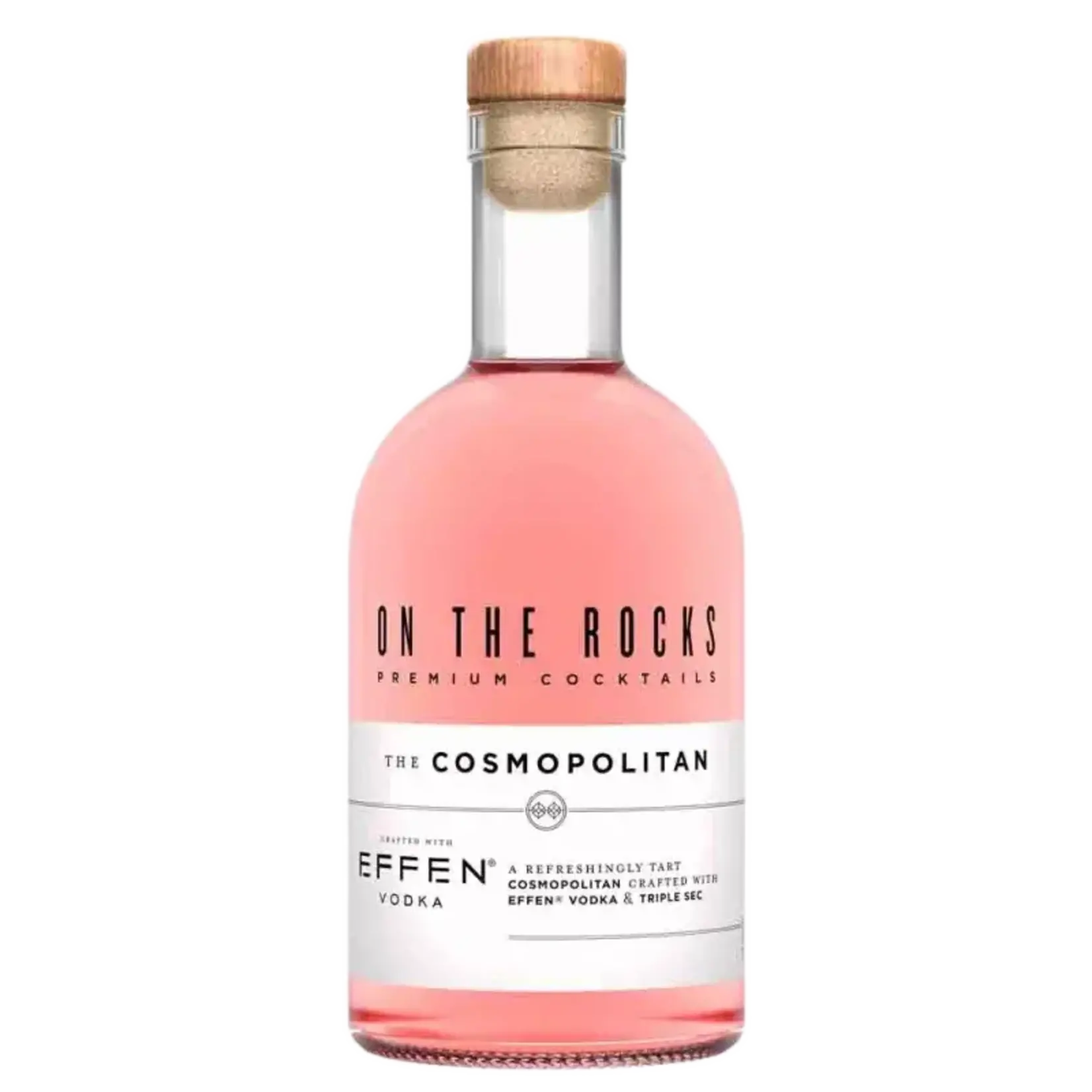On The Rocks On The Rocks Cocktails / Cosmopolitan with Effen Vodka 20% abv / 750mL