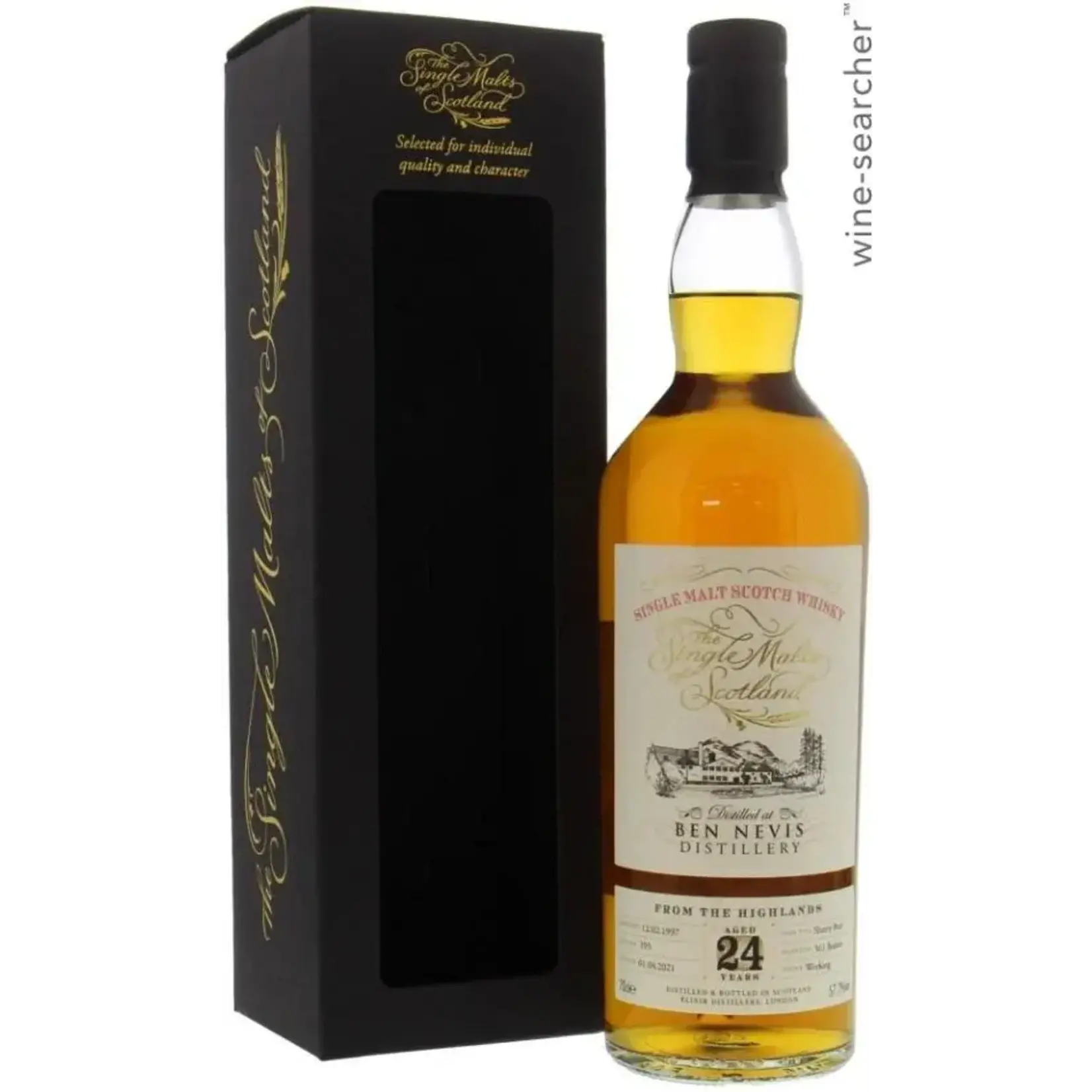 Single Malts of Scotland The Single Malts of Scotland / Ben Nevis 24 Year Old Single Malt Scotch Whisky / 700mL
