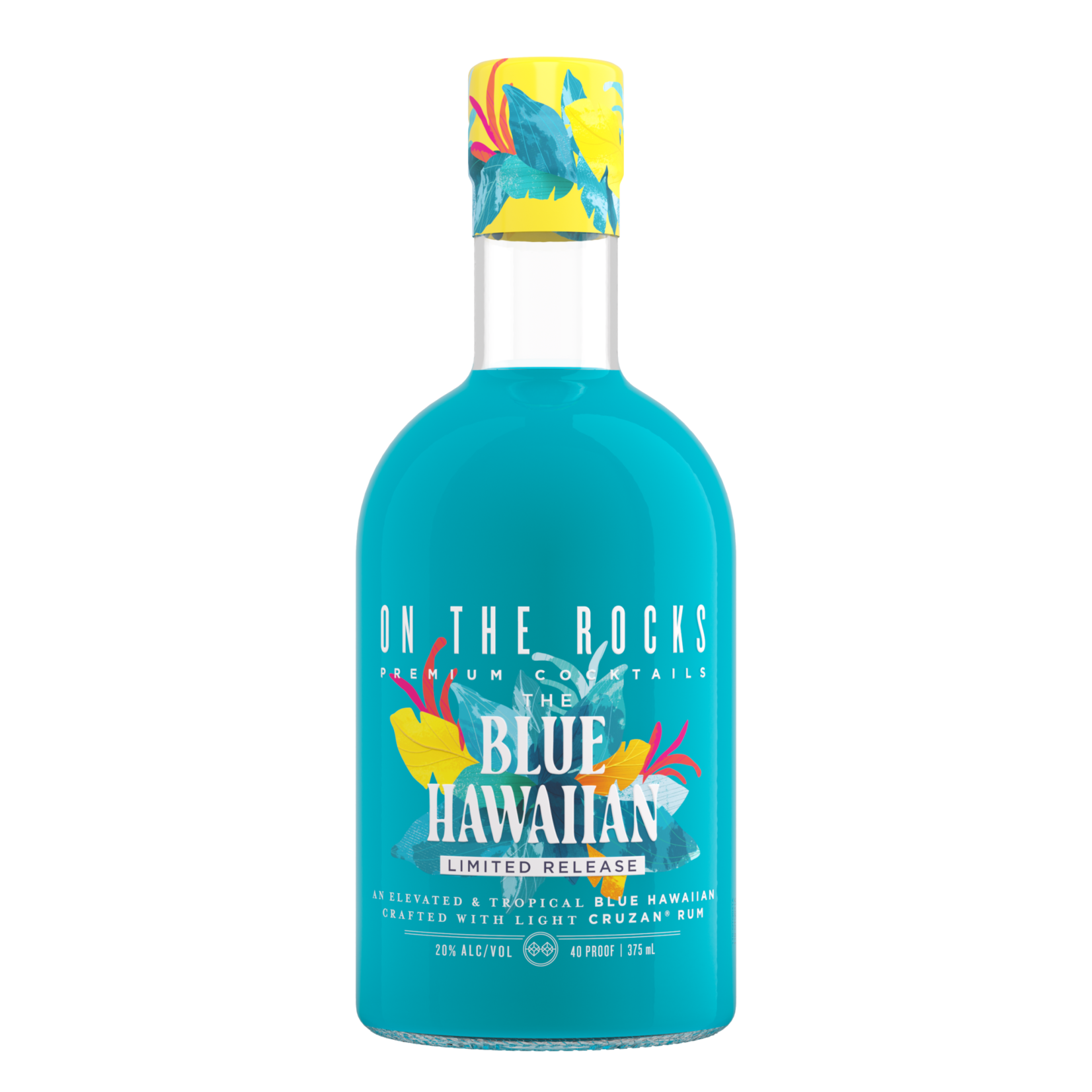 On The Rocks On The Rocks / The Blue Hawaiian Crafted With Cruzan / 375mL