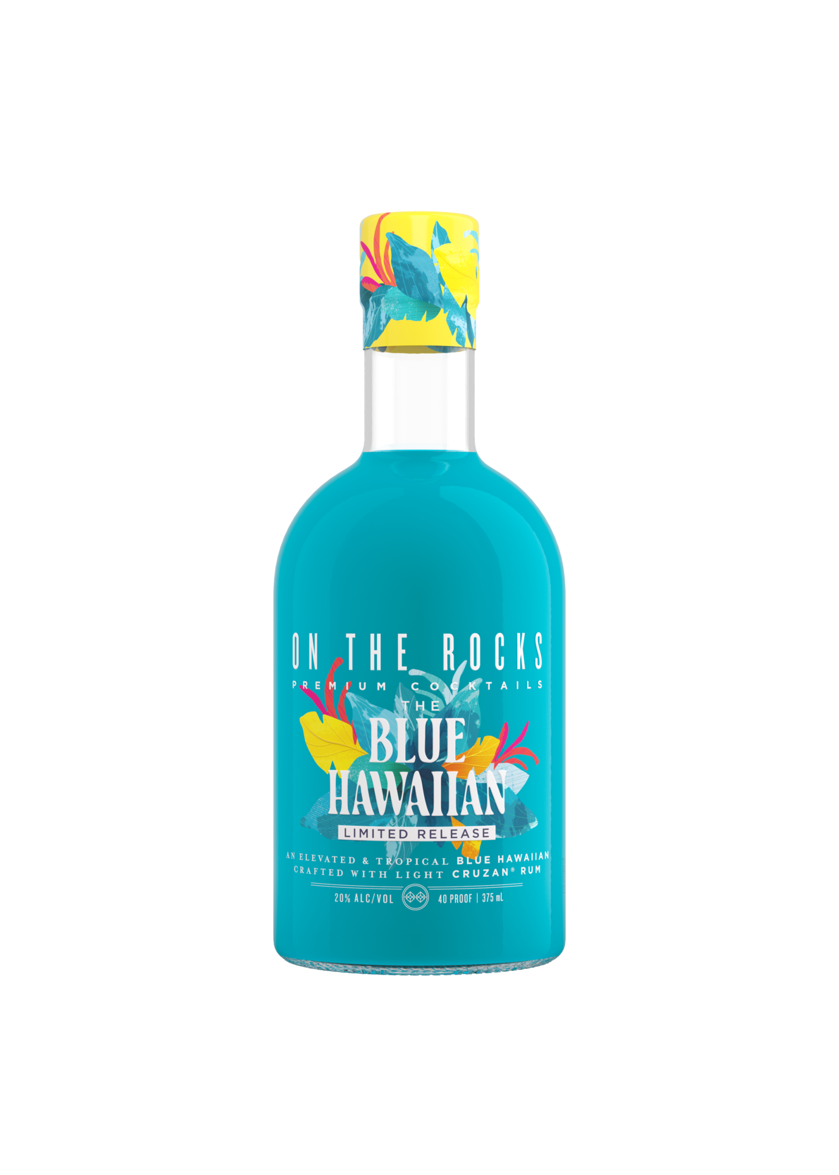 On The Rocks On The Rocks / The Blue Hawaiian Crafted With Cruzan / 375mL