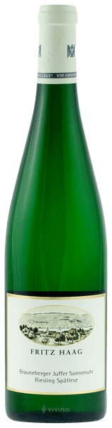 Fritz Haag / Riesling Brauneberger Juffer Sonnenuhr Spatlese 2022