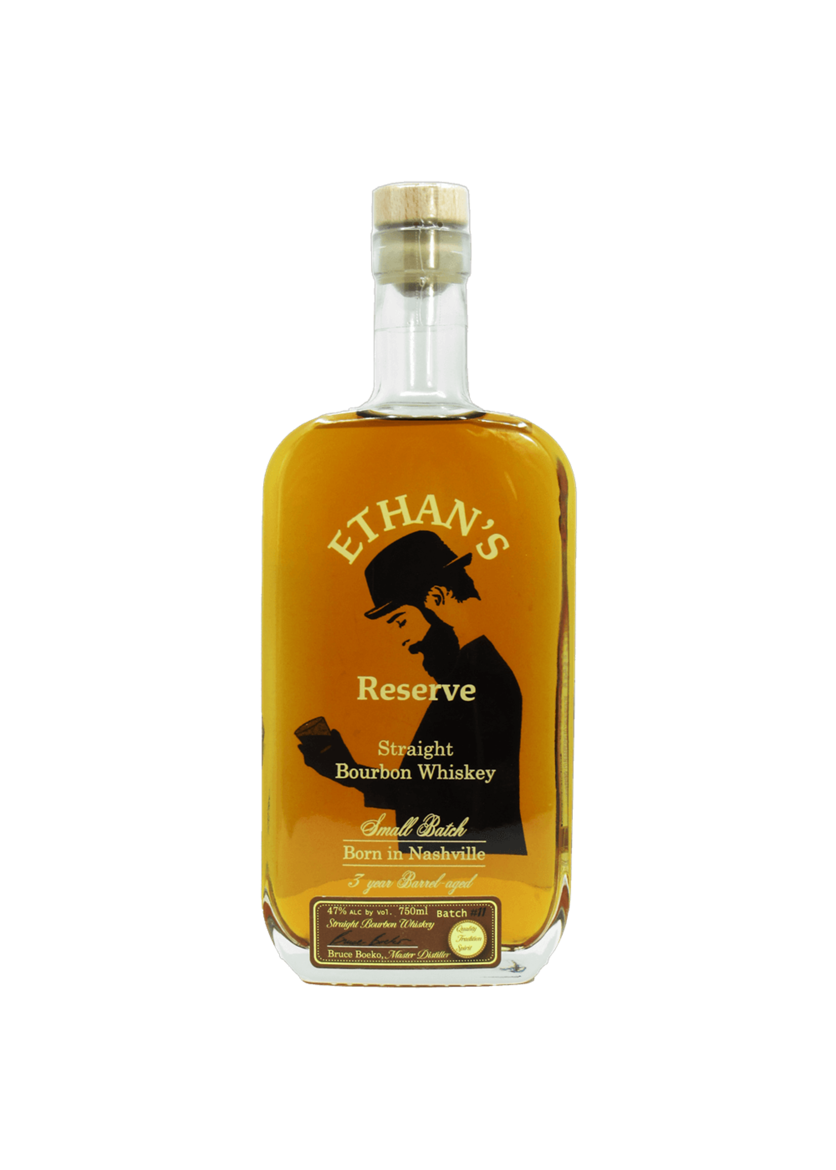 Ethan's Reserve Ethan's Reserve / 4 Year Old Barrel Aged Small Batch Straight Bourbon Whiskey / 750mL