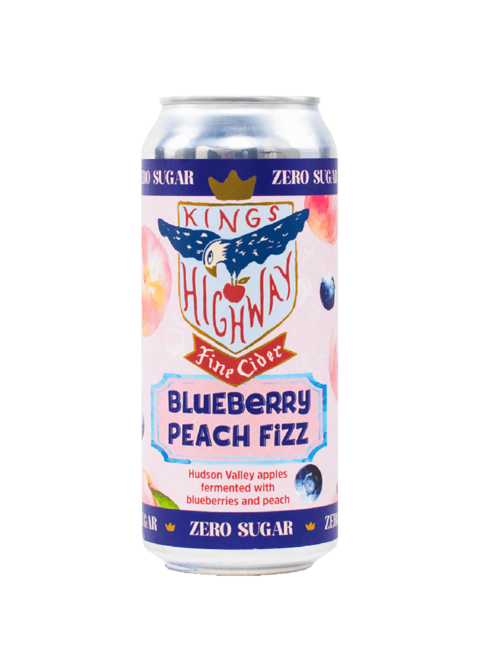 King's Highway King's Highway / Fine Cider Blueberry Peach Fizz / 16oz Single Can