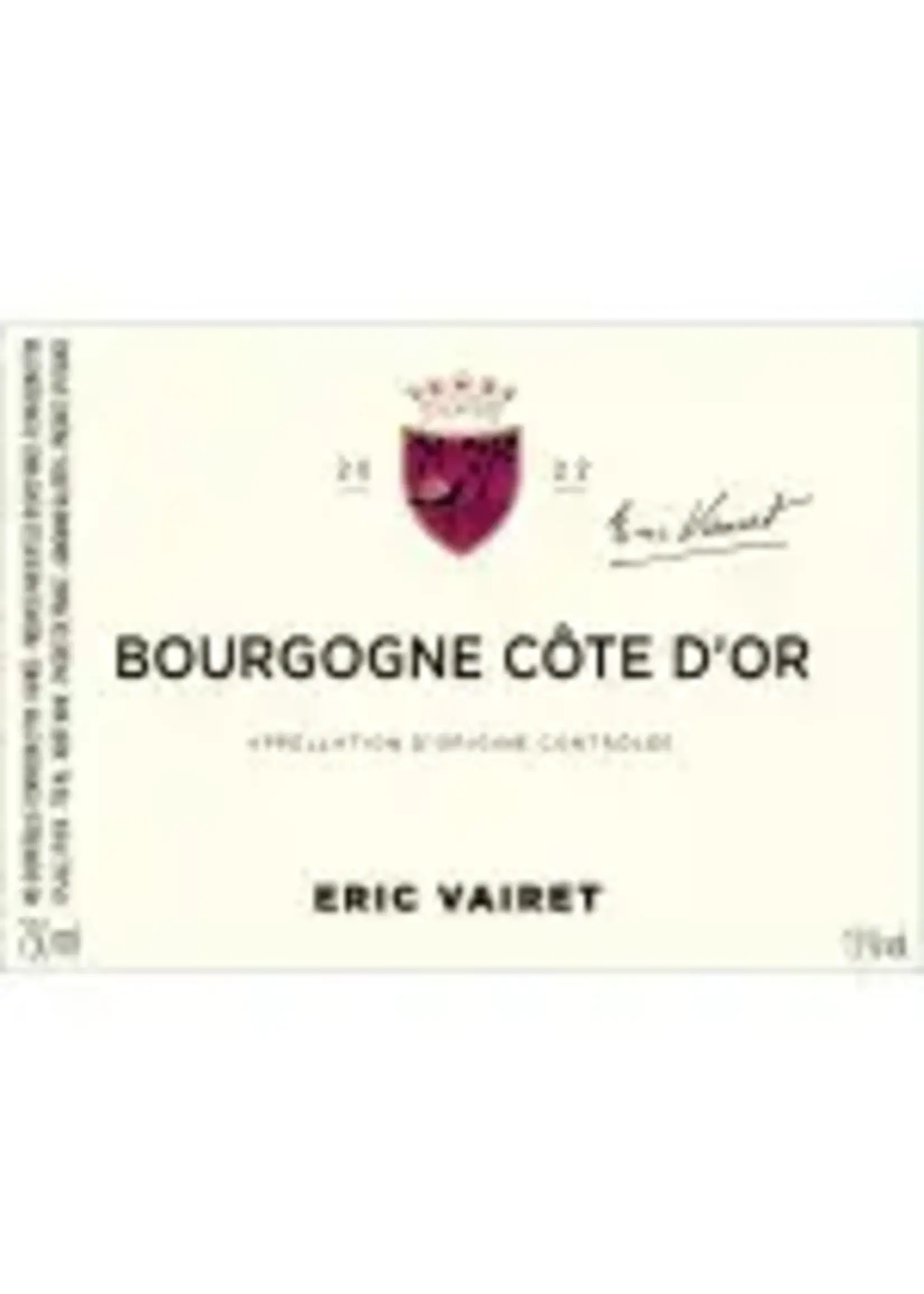 Eric Vairet Eric Vairet / Bourgogne Cote D'Or Pinot Noir / 750mL