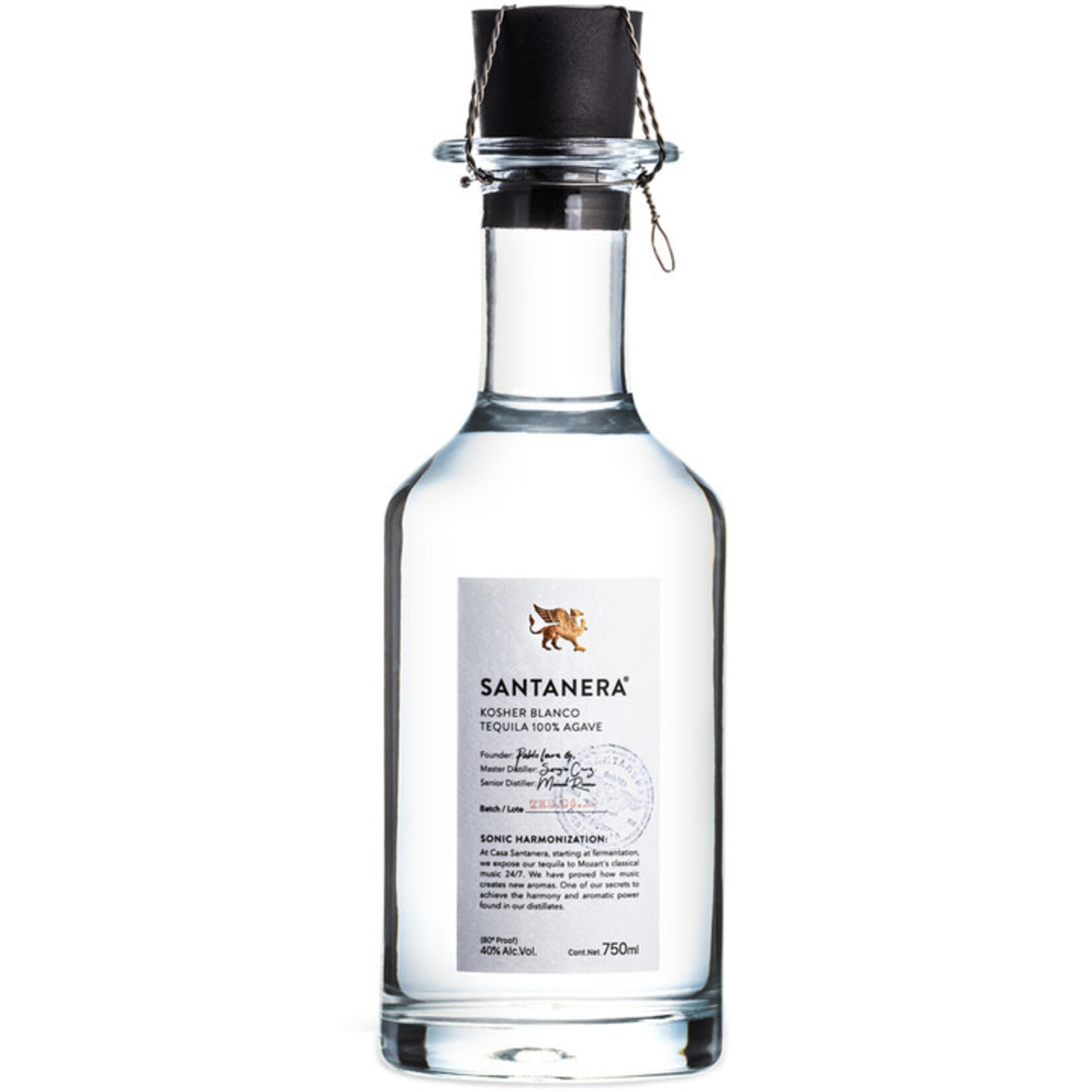 Destileria Santanera Destileria Santanera / Kosher Blanco Tequila 100% de Agave / 750mL