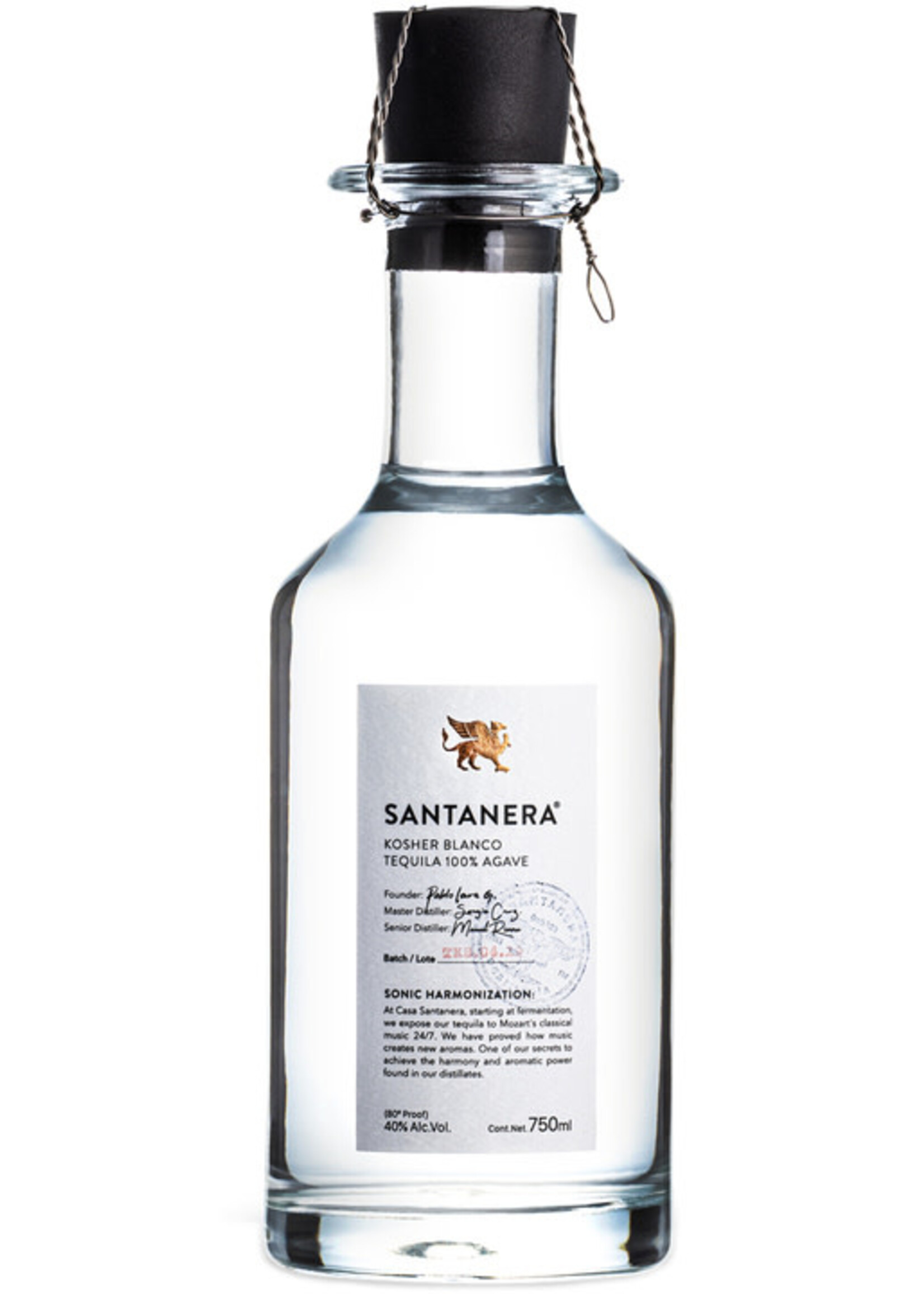 Destileria Santanera Destileria Santanera / Kosher Blanco Tequila 100% de Agave / 750mL