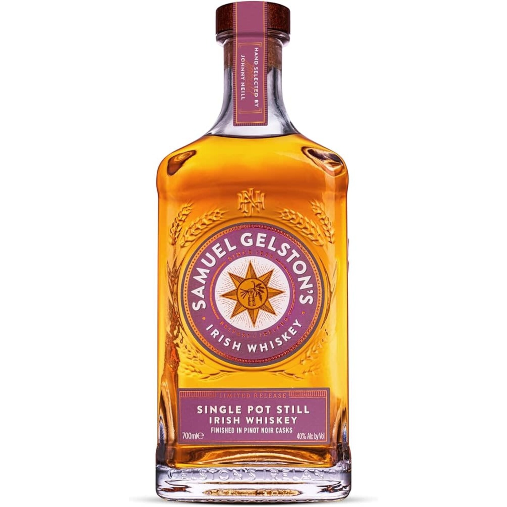 Samuel Gelston's Samuel Gelston's / Single Pot Still Irish Whiskey Finished In Pinot Noir Casks / 700mL