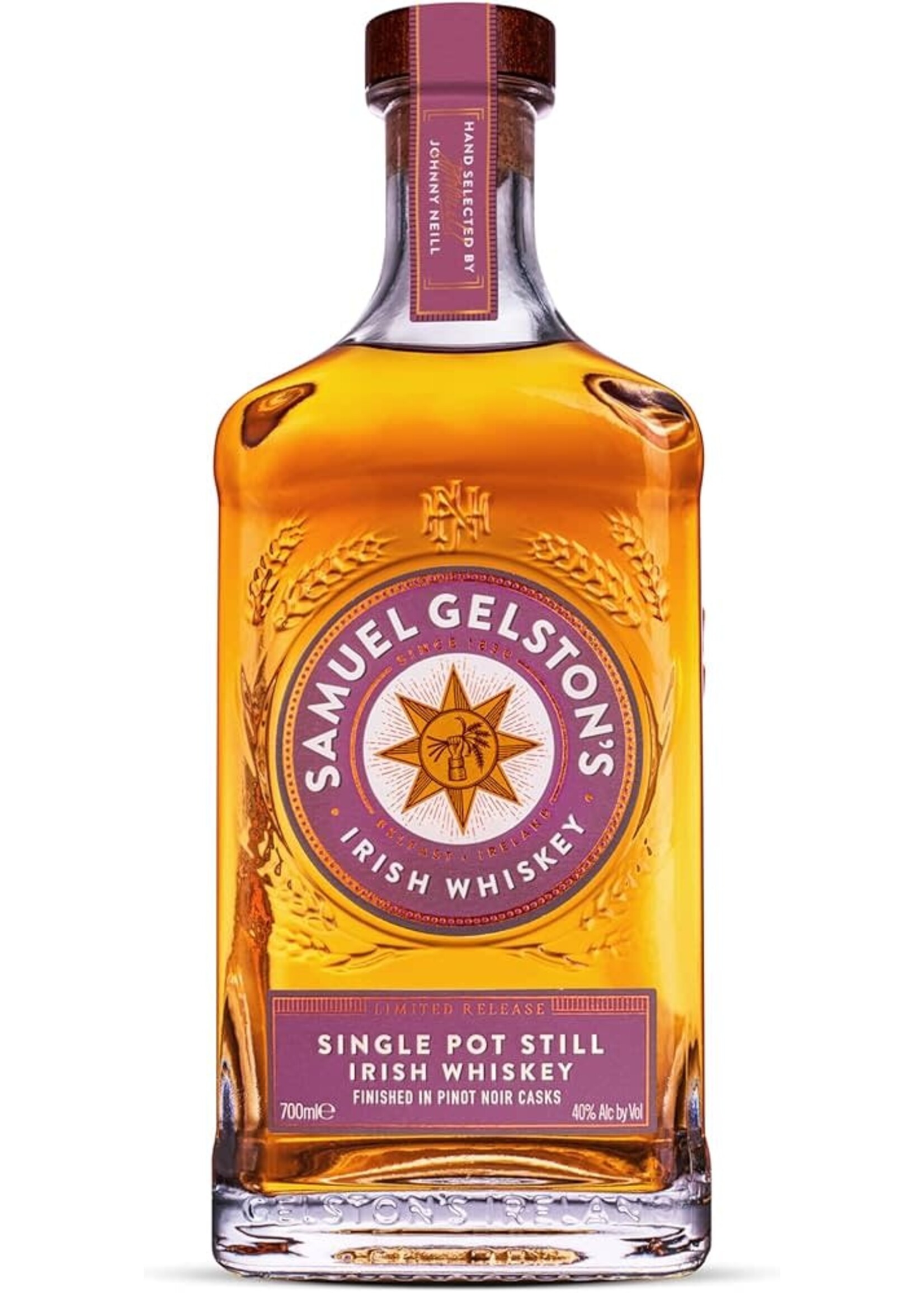 Samuel Gelston's Samuel Gelston's / Single Pot Still Irish Whiskey Finished In Pinot Noir Casks / 700mL