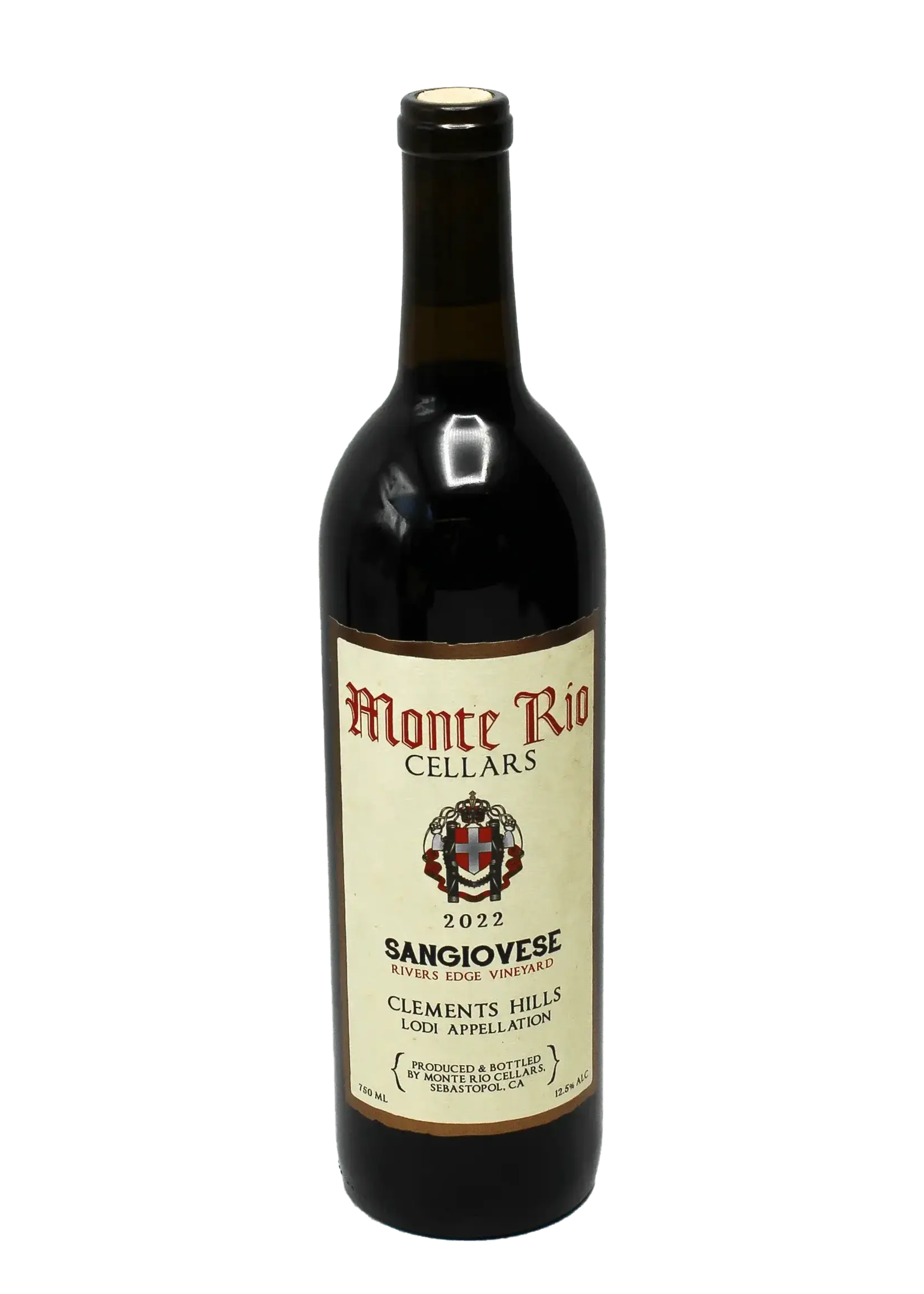 Monte Rio Monte Rio / Sangiovese River's Edge Lodi 2022 / 750mL