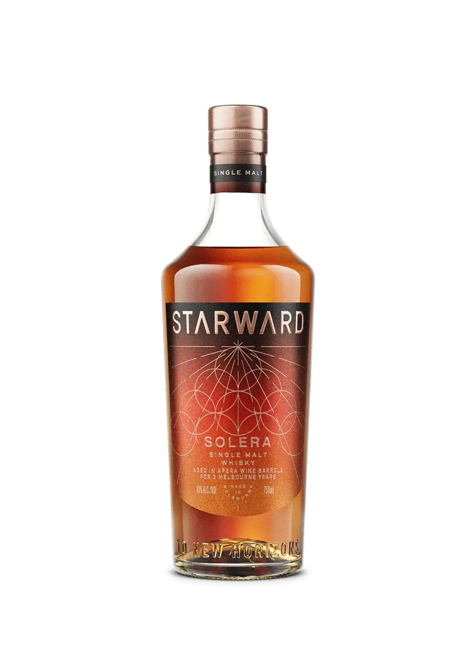 Starward Starward / 3 Years Old Solera Single Malt Whisky Aged In Apera Wine Barrels 86 Proof / 750mL