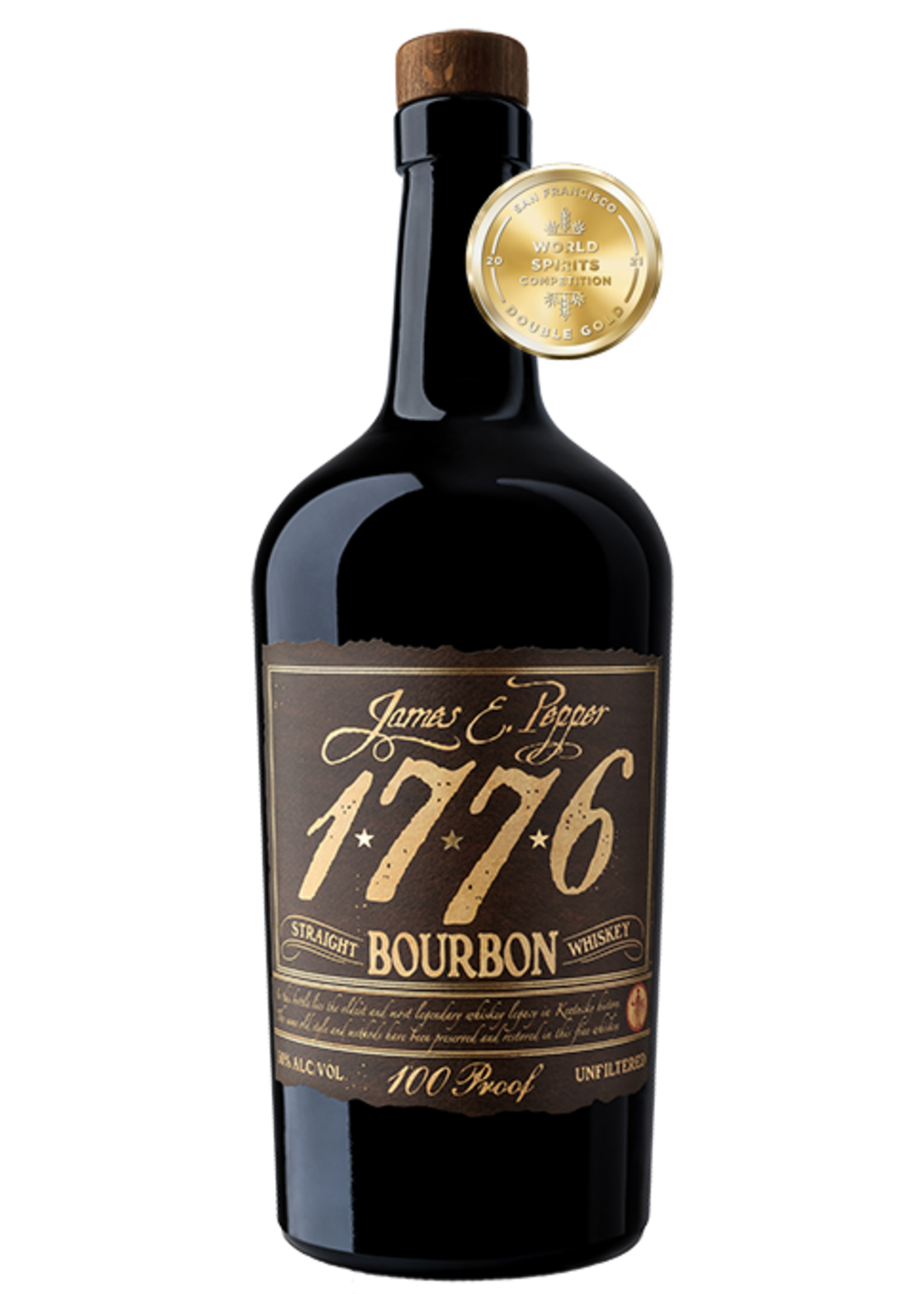 James E. Pepper James E. Pepper / 1776 Straight Bourbon Whiskey 100 Proof / 750mL