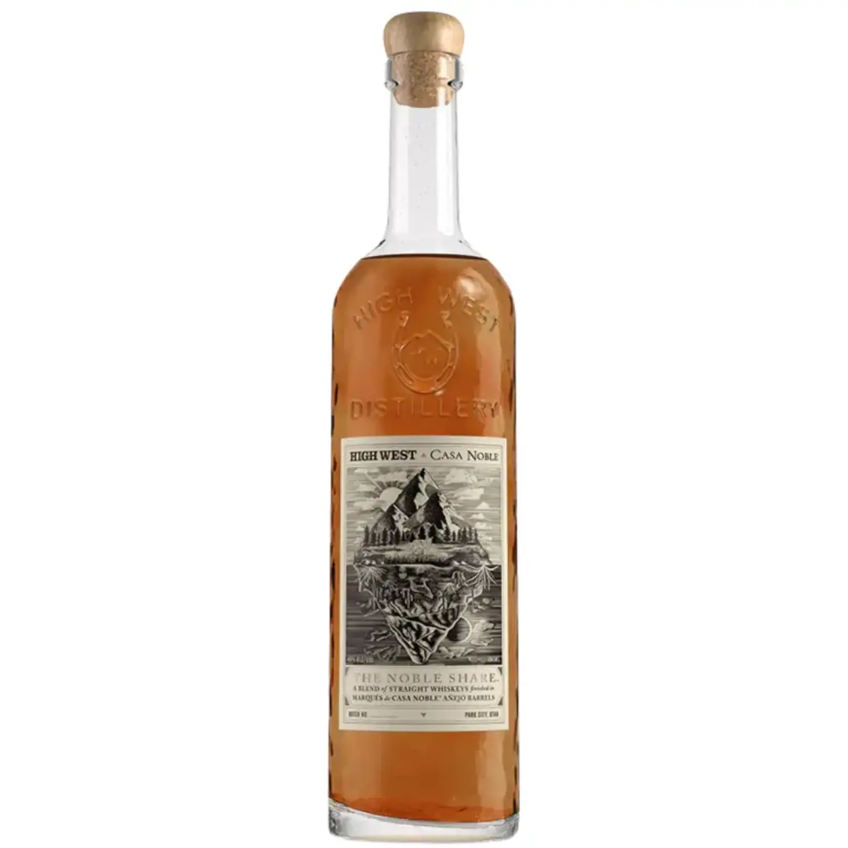 High West Distillery High West Distillery / The Noble Share Marques De Casa Noble Anejo Barrels Finished A Blend of Straight Whiskeys 104 Proof / 750mL