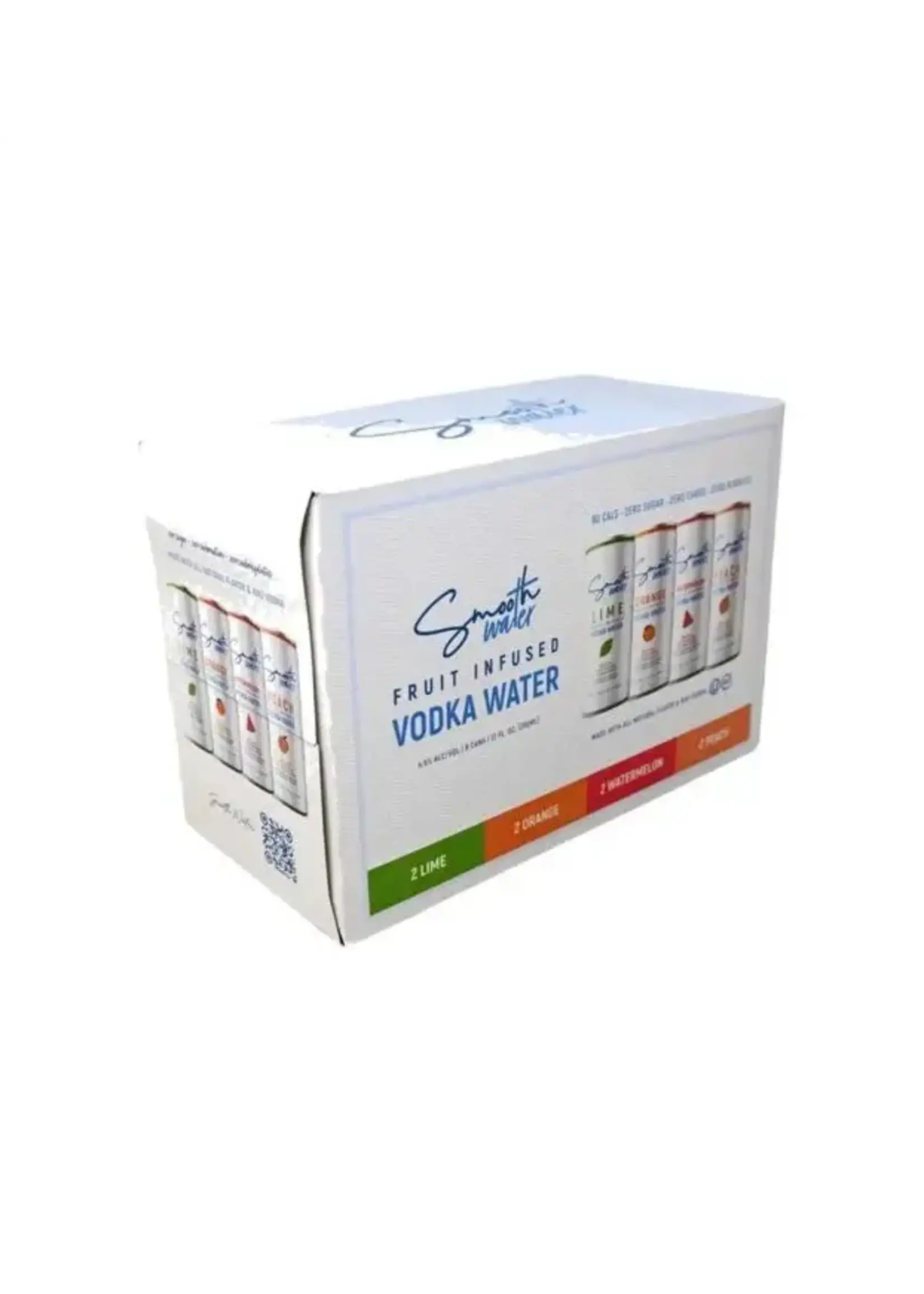 Smooth Water Smooth Water / Fruit Infused Vodka Water Variety Pack / 8x 12 oz Cans