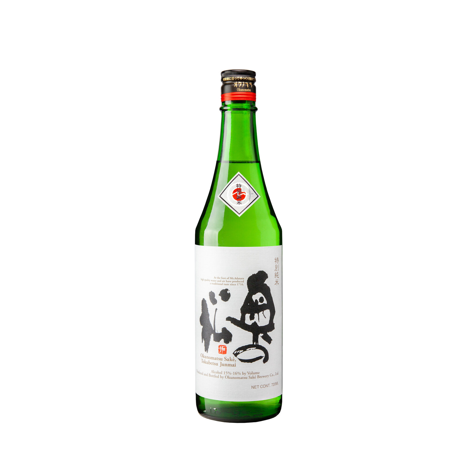 Okunomatsu Shuzo Okunomatsu Shuzo / Tokubetsu Junmai Sake / 720mL