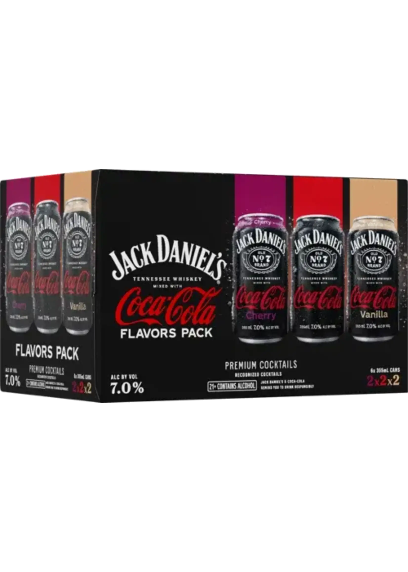 Jack Daniel's Jack Daniel's / Jack & Coke Flavors Pack / 6x 355mL Cans