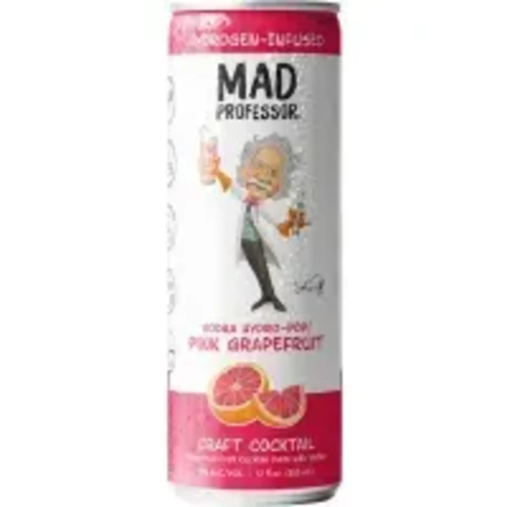 Mad Professor Mad Professor / Pink Grapefruit Vodka Hydro-Pop! Craft Cocktail / 12oz Single Can