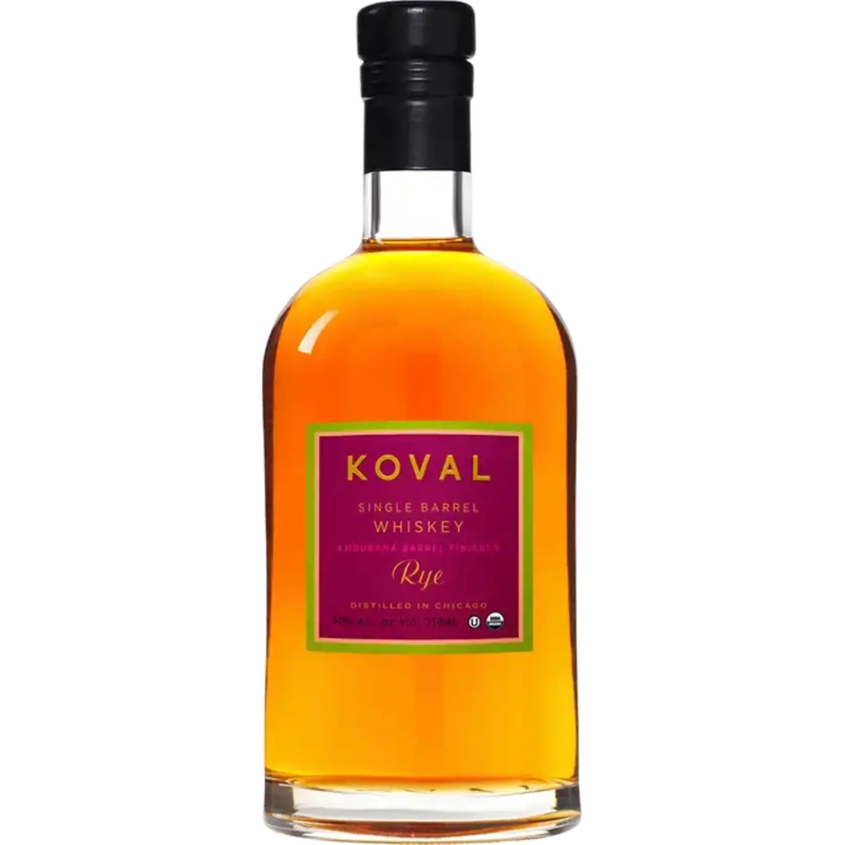 Koval Koval / Amburana Barrel Finished Single Barrel Rye Whiskey / 750mL