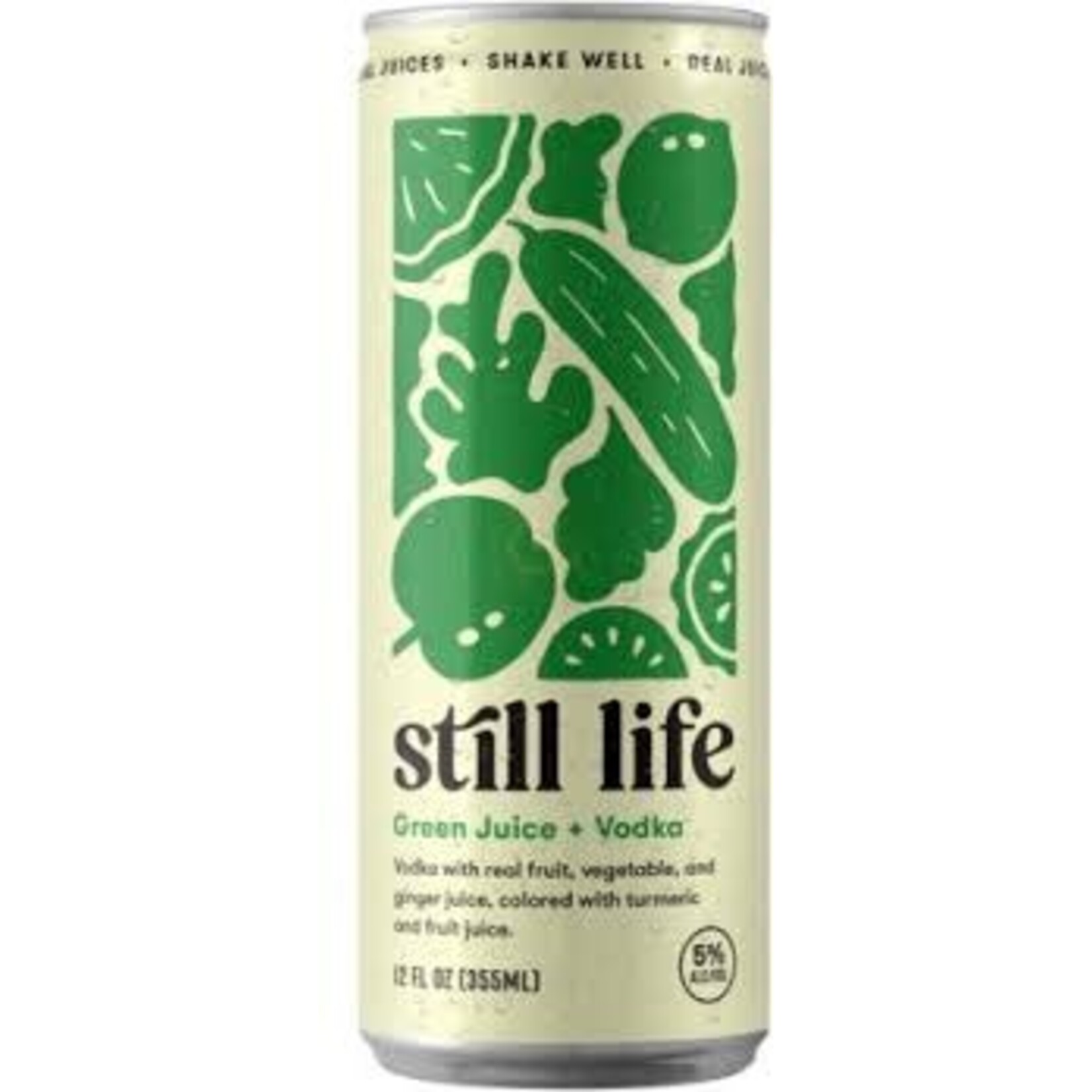 Still Life Still Life / Green Juice + Vodka / Single 12oz Can