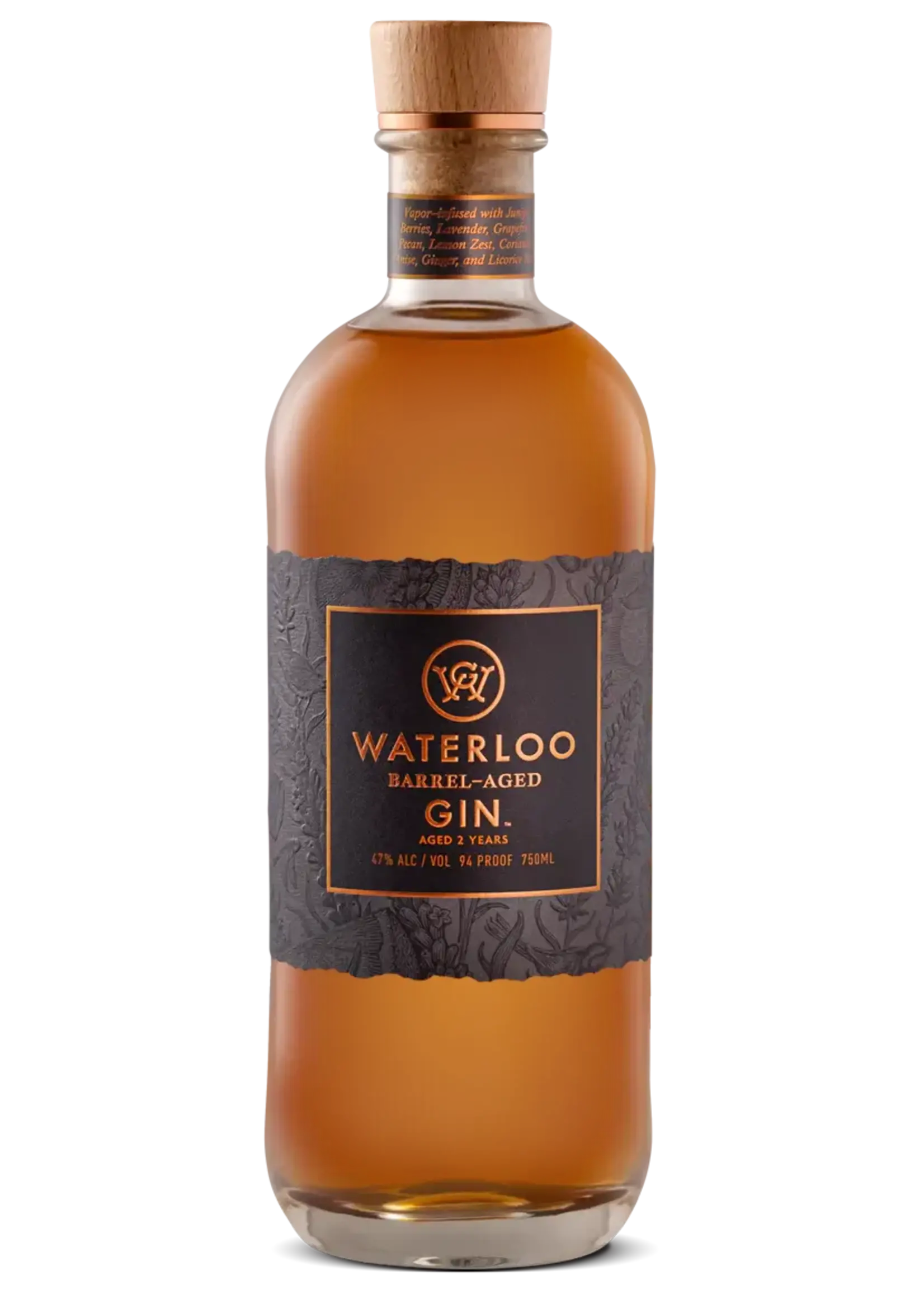Treaty Oak Treaty Oak / Waterloo 2 Years Old Barrel-Aged Gin / 750mL