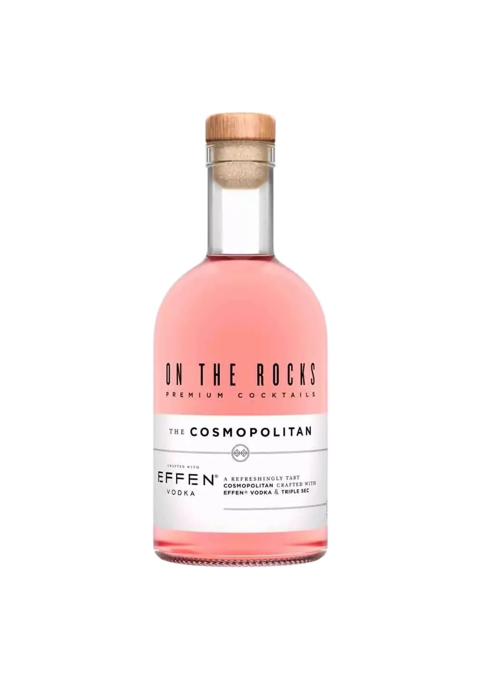 On The Rocks On The Rocks Cocktails / Cosmopolitan with Effen Vodka 20% abv / 375mL
