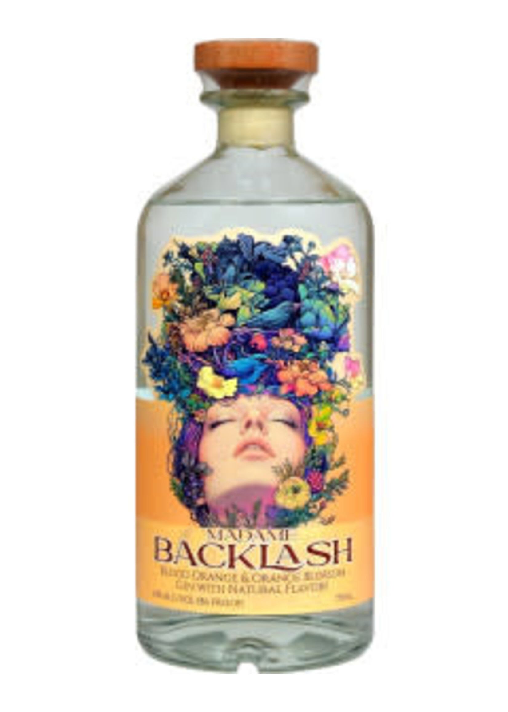 Madame Backlash Madame Backlash / Blood Orange & Orange Blossom Gin / 750mL