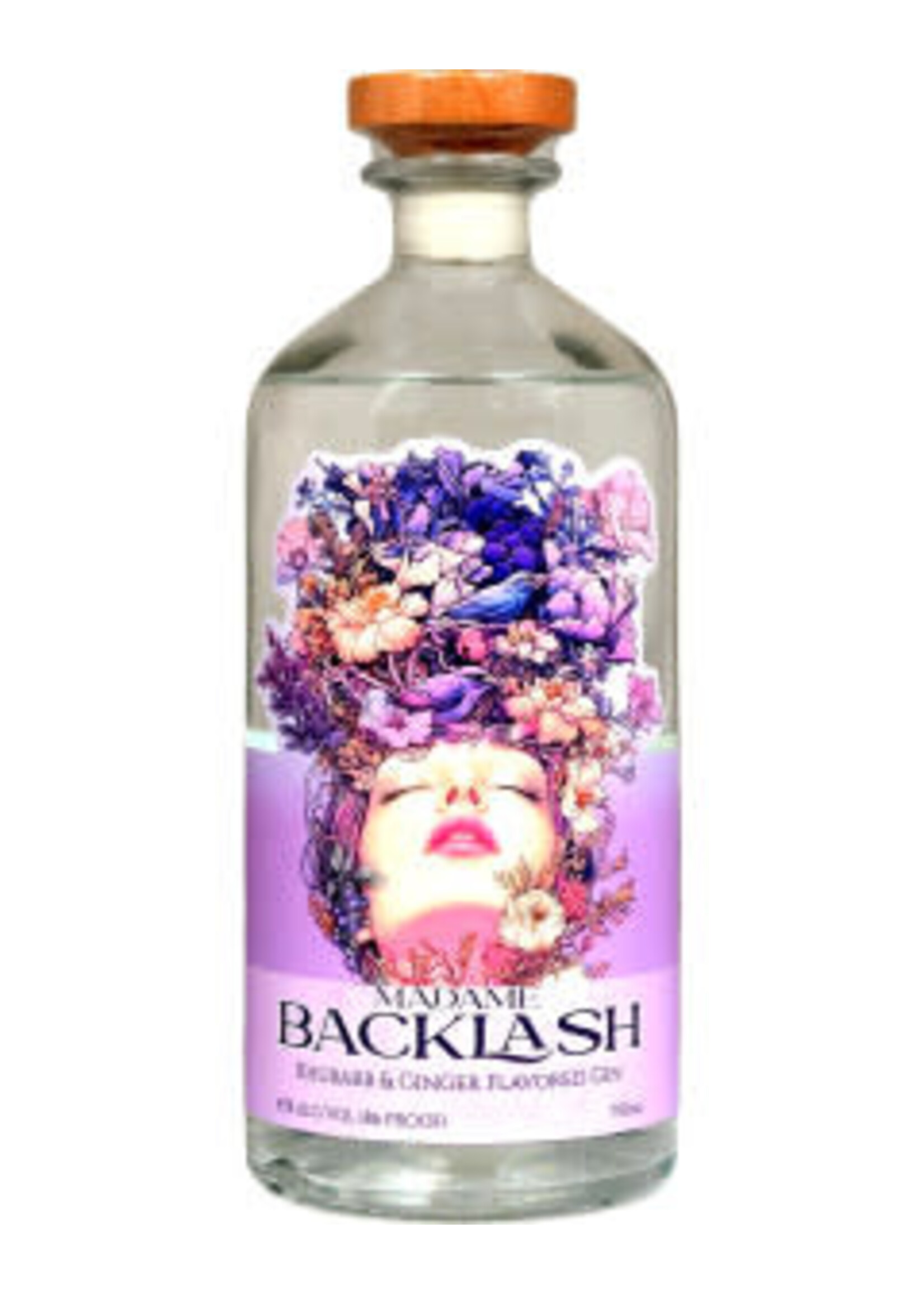 Madame Backlash Madame Backlash / Rhubarb & Ginger Gin / 750mL