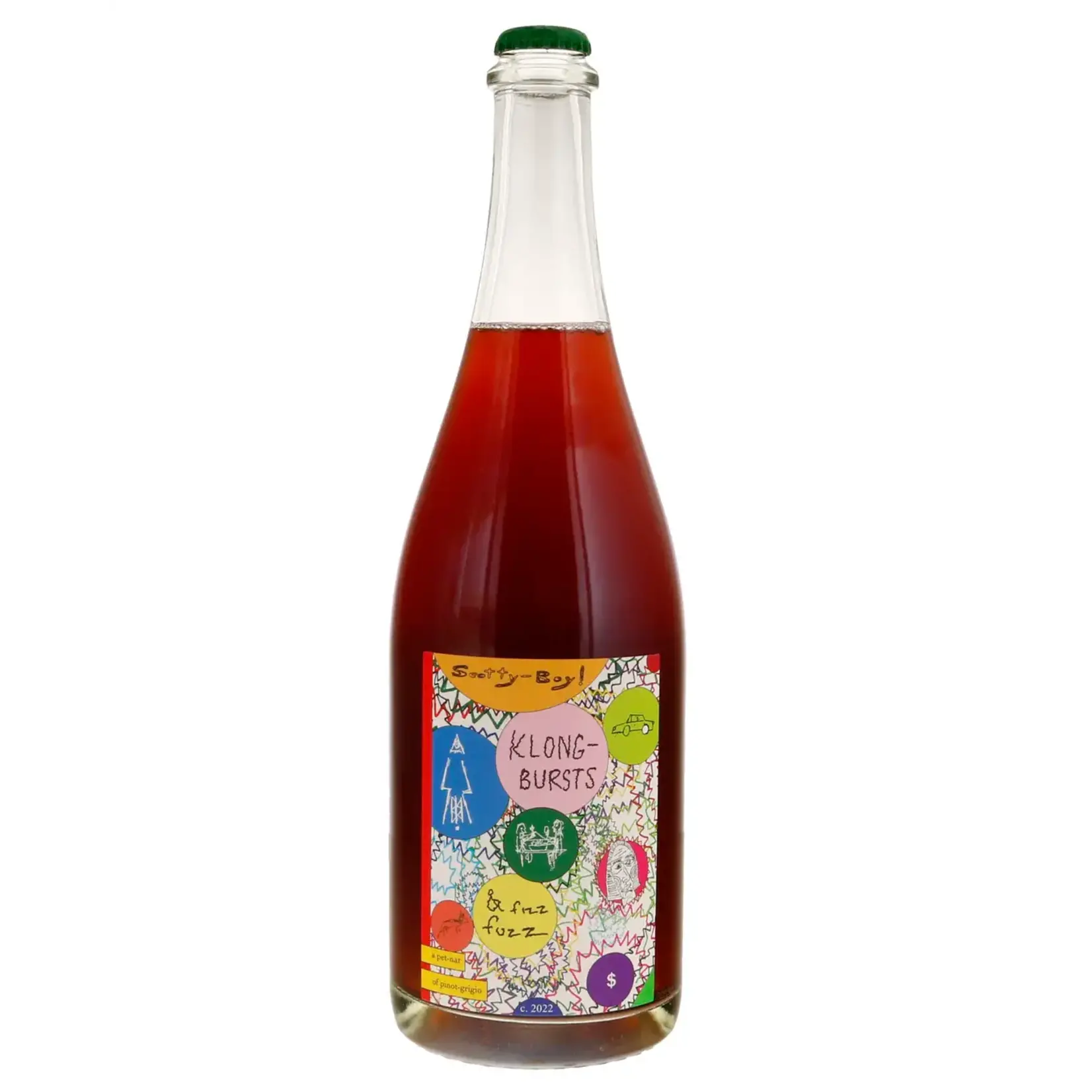 Scotty-Boy Scotty-Boy / 'Klong Bursts & Fizz Fuzz' Pinot Grigio Pet-Nat / 750mL