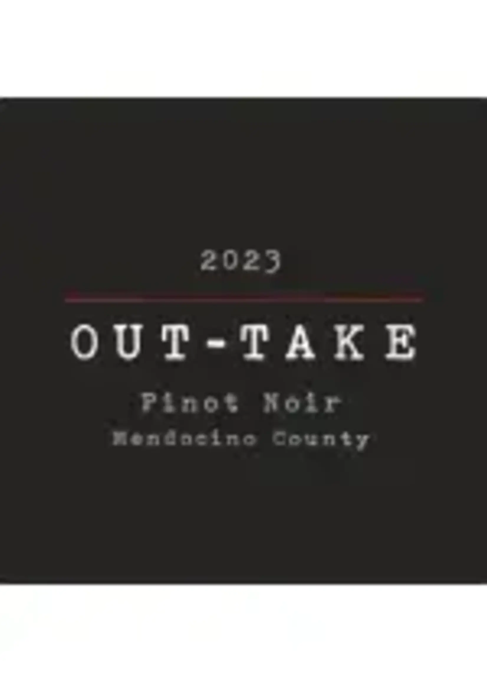 Out-Take Out-Take / Pinot Noir Mendocino County / 750mL