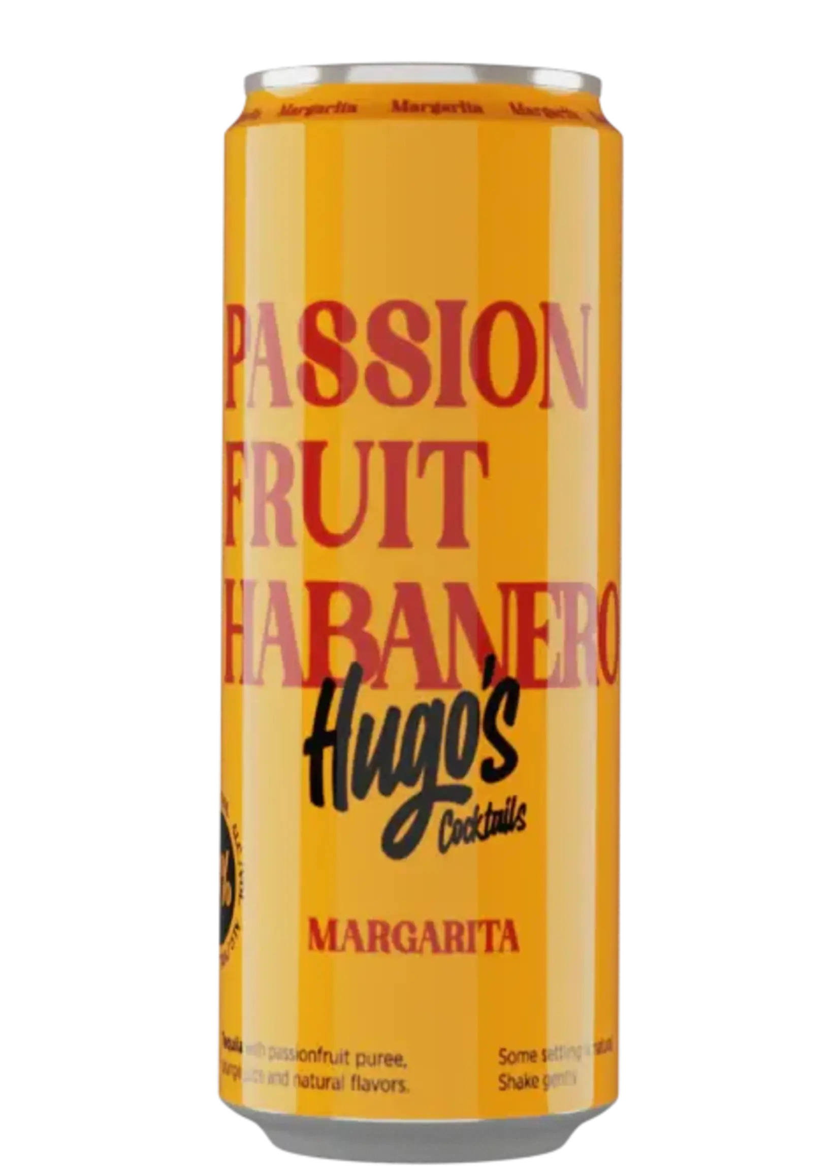 Hugo’s Cocktails Hugo’s Cocktails / Passionfruit Habanero Margarita / Single 250mL Can