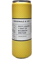 Originals & Co Originals & Co / Zesty Lemon + Hint of Bourbon Spritzer / 355mL Single Can