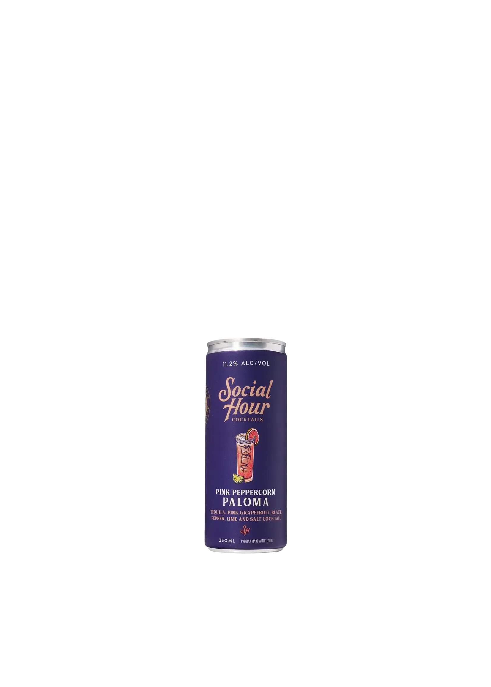 Social Hour Cocktails Social Hour Cocktails / Pink Peppercorn Paloma / 250mL Single Can