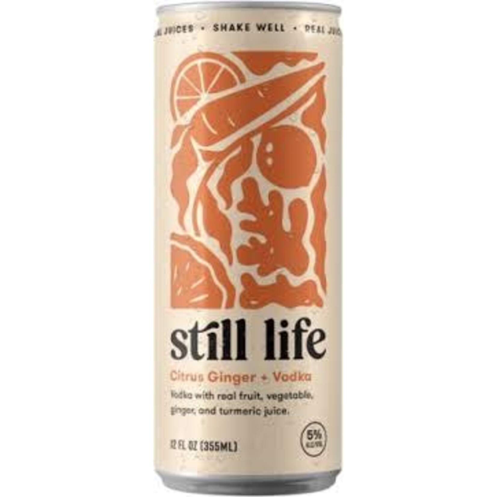 Still Life Still Life / Citrus Ginger + Vodka / Single 12oz Can