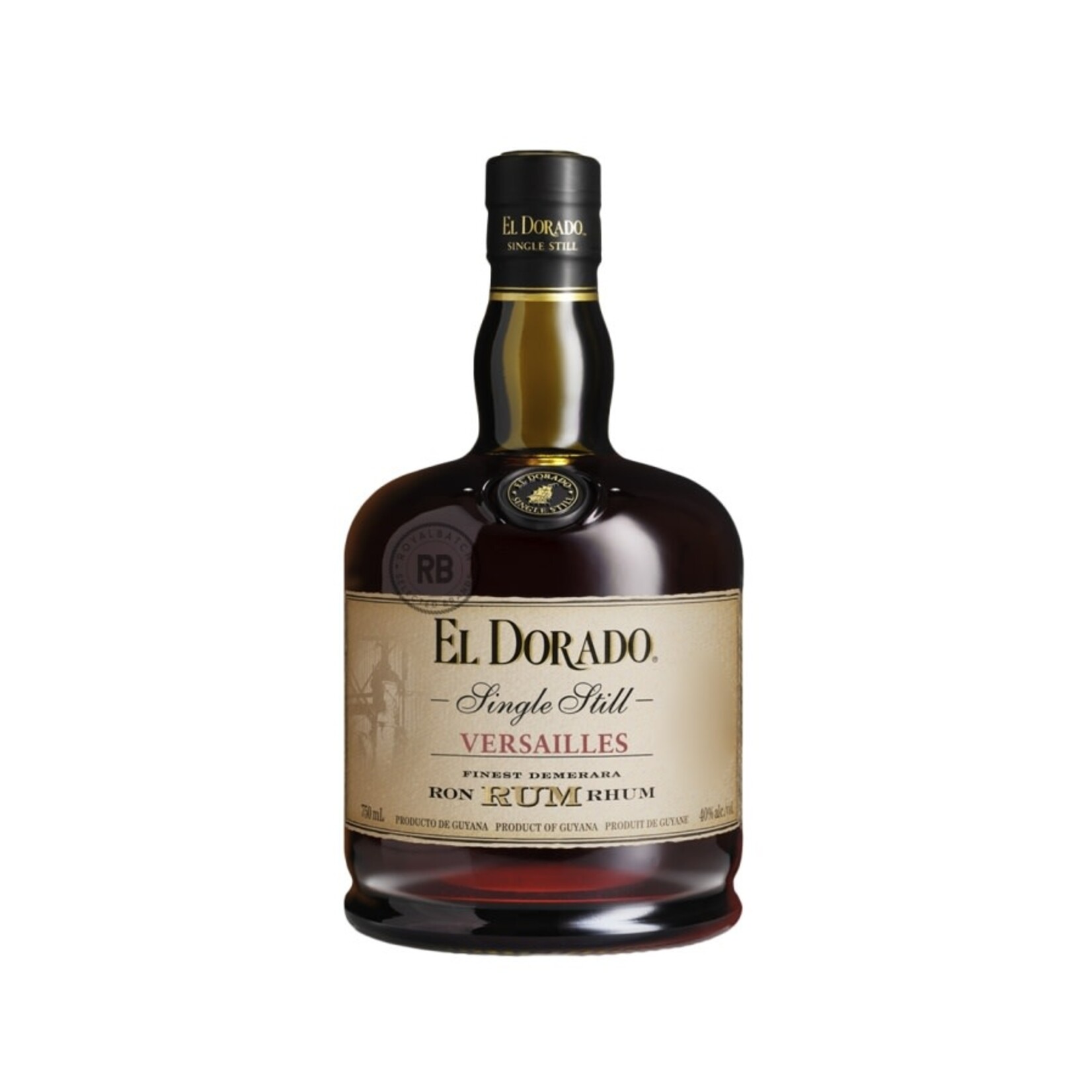 El Dorado Rum El Dorado Rum / Single Still Versailles Demerara Rum / 750mL