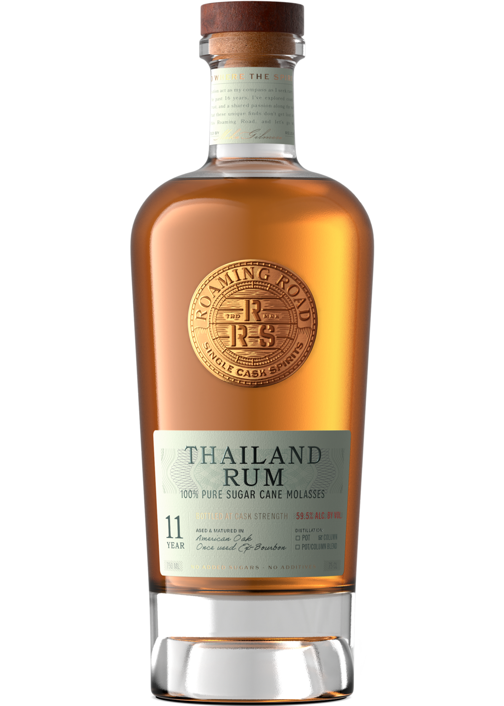 Roaming Road / Thailand 11 Year Old Rum / 750mL