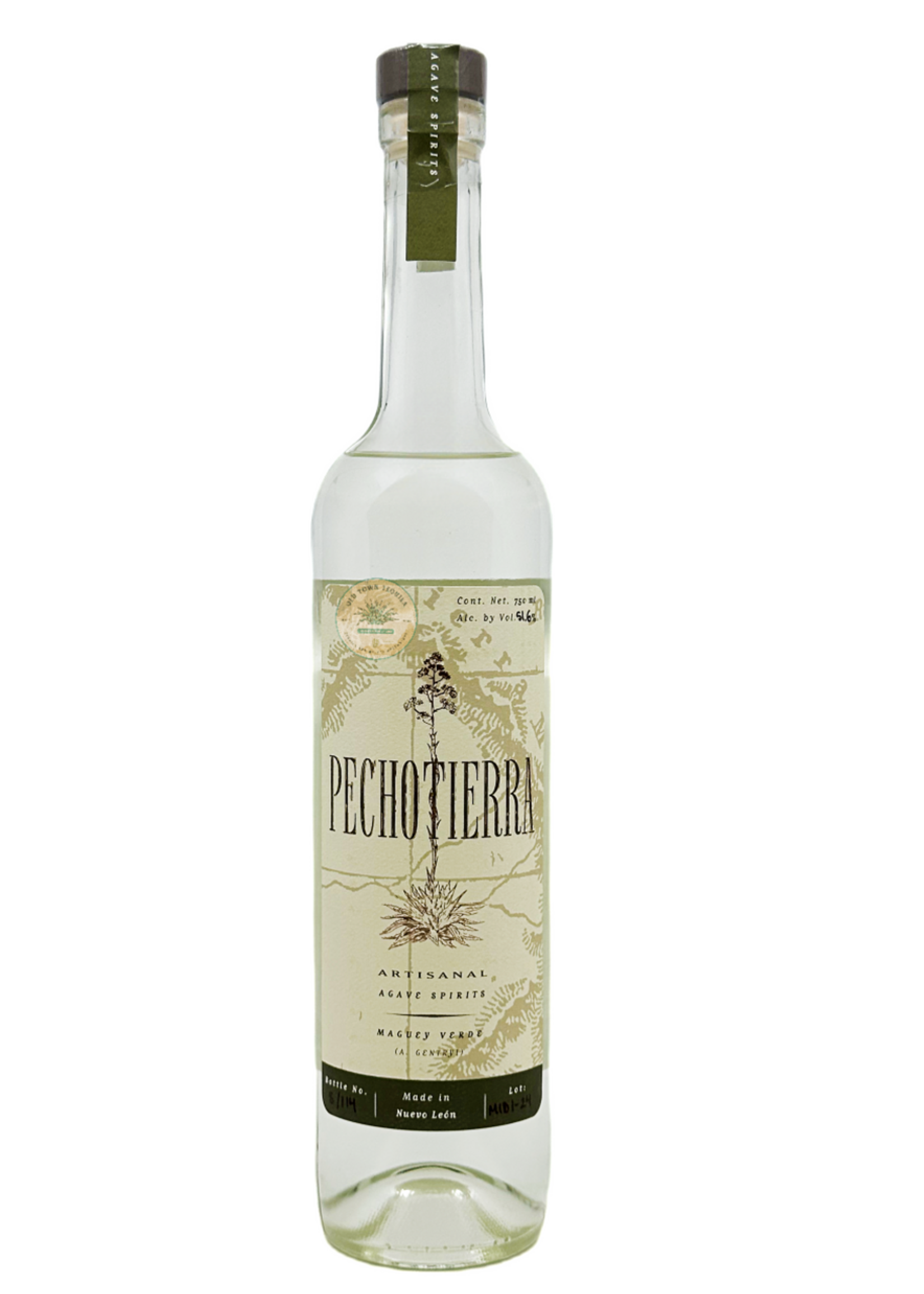 Pechotierra / Artisanal Maguey Verde Agave Spirit / 750mL