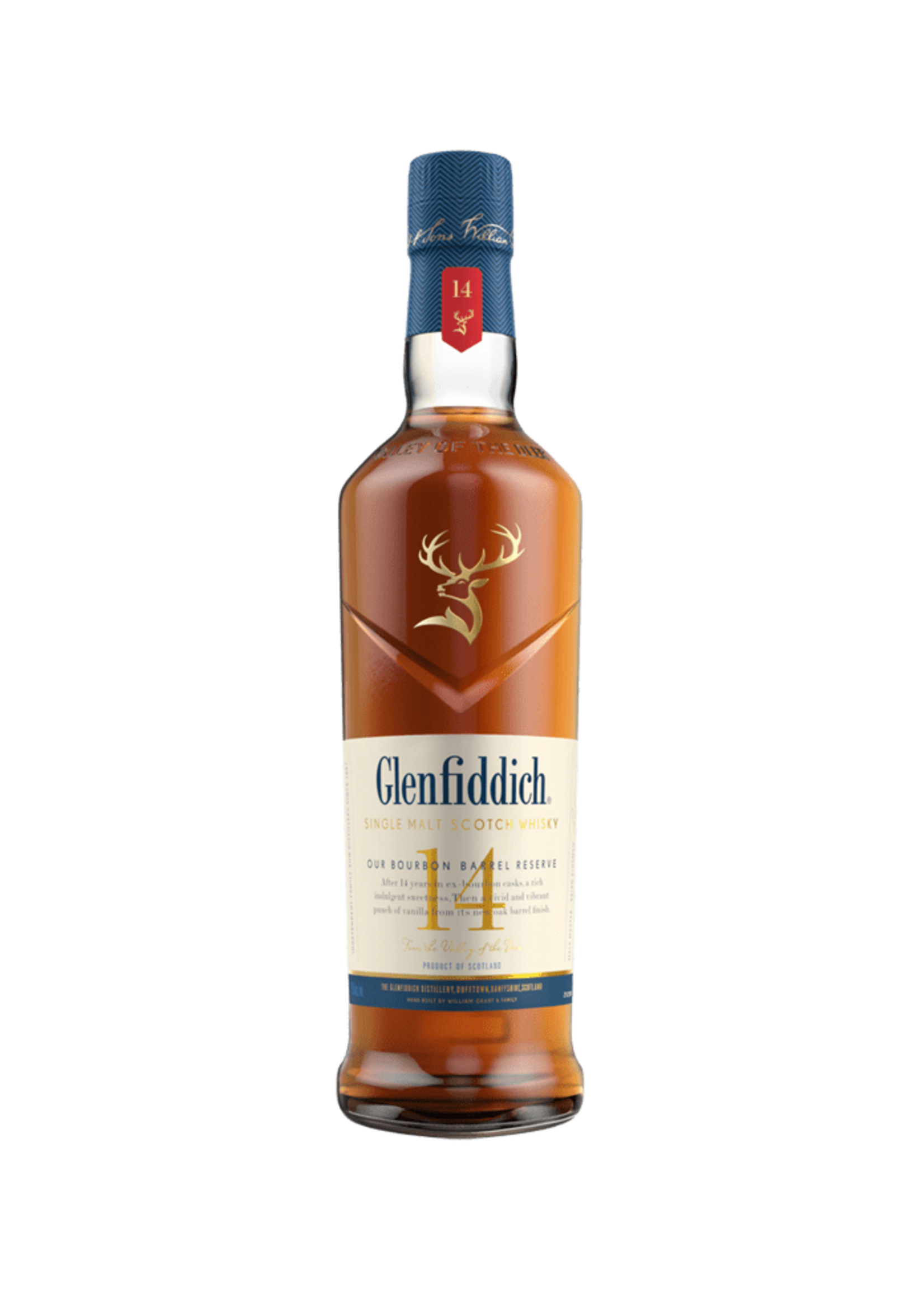 Glenfiddich Glenfiddich / 14 Year Old Bourbon Barrel Reserve Single Malt Scotch Whisky / 375mL