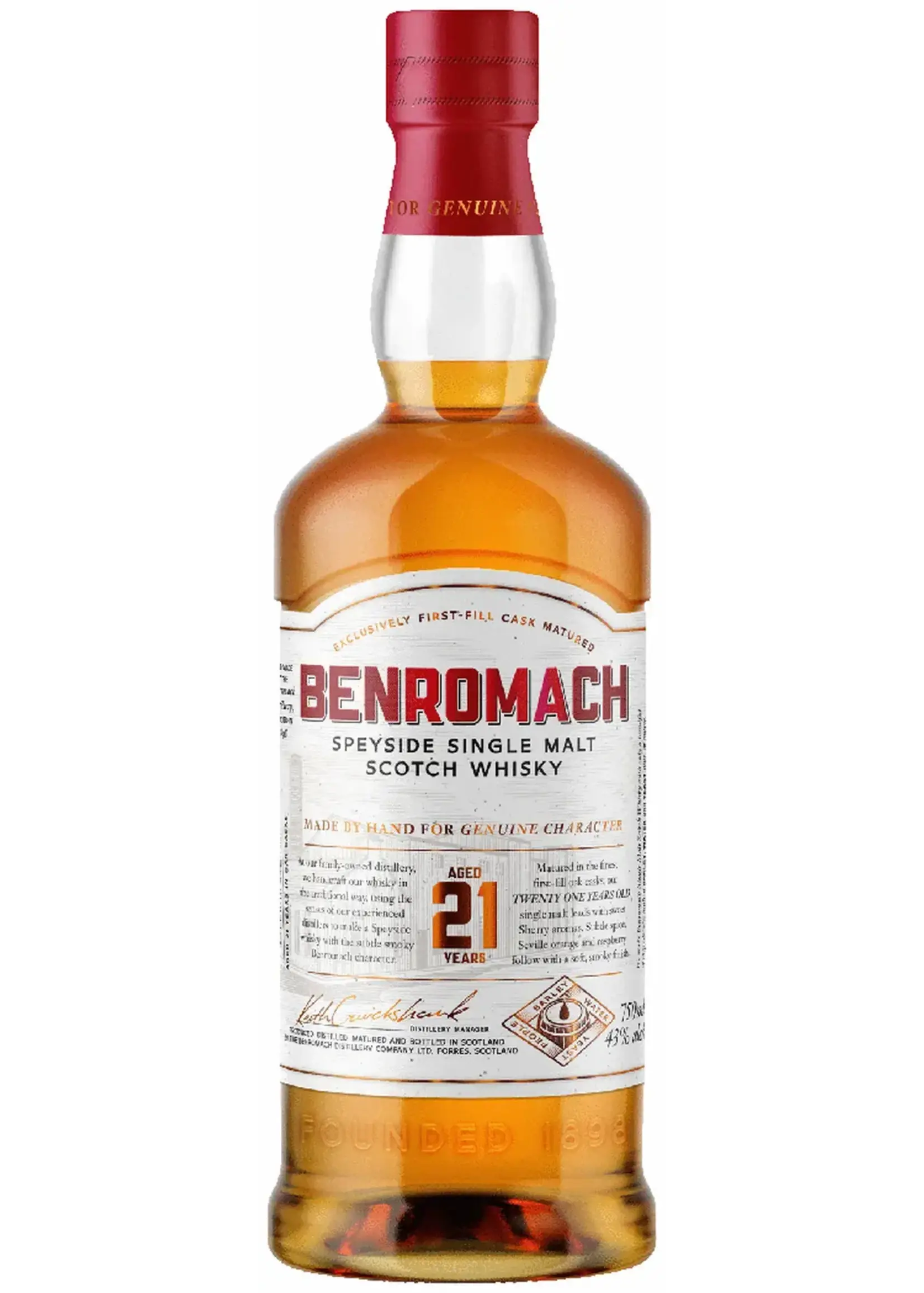 Benromach Benromach / 21 Year Old Single Malt Scotch Whisky / 750mL