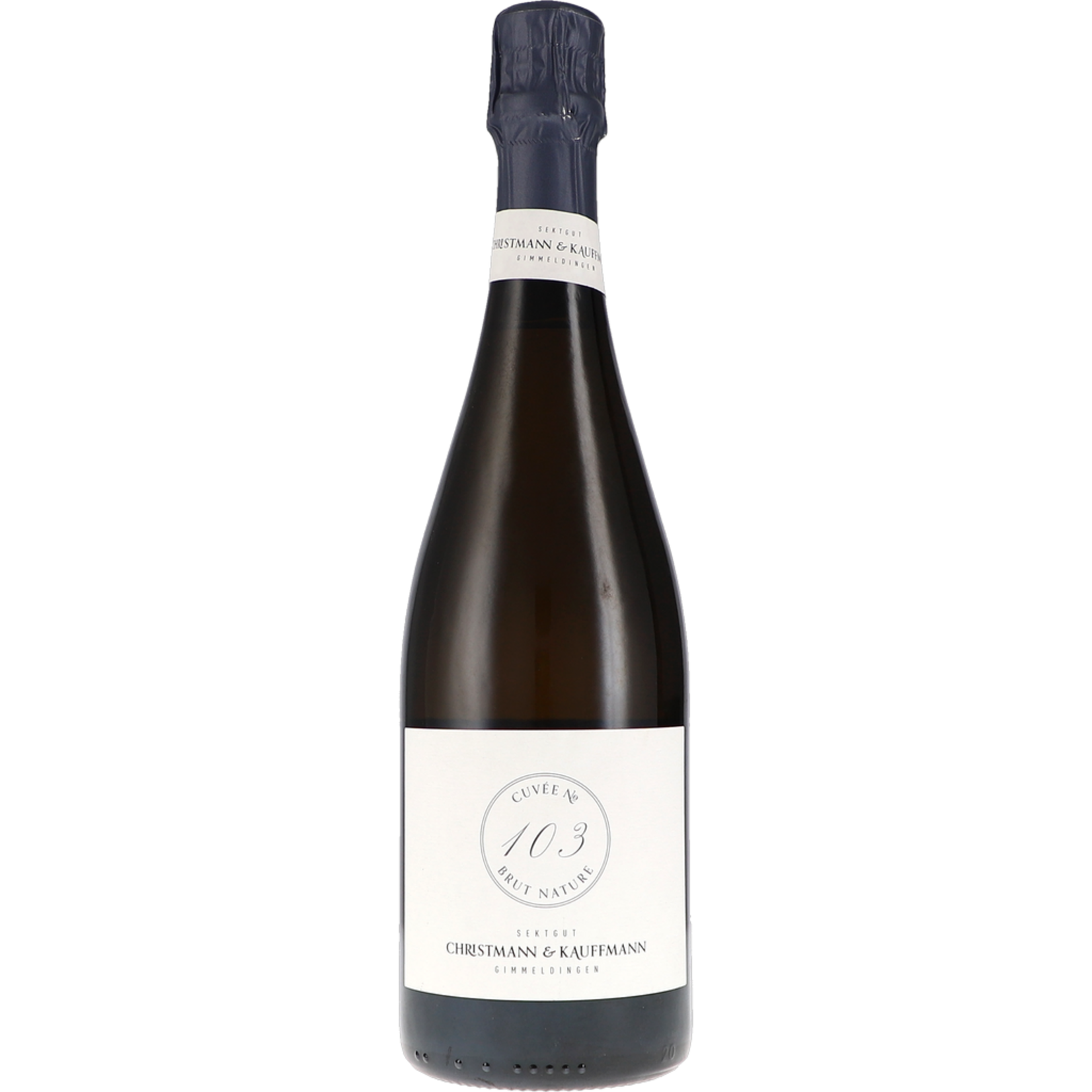 Christmann & Kauffmann / Pfalz Riesling Brut Nature Sektgut Cuvee No. 103 / 750mL