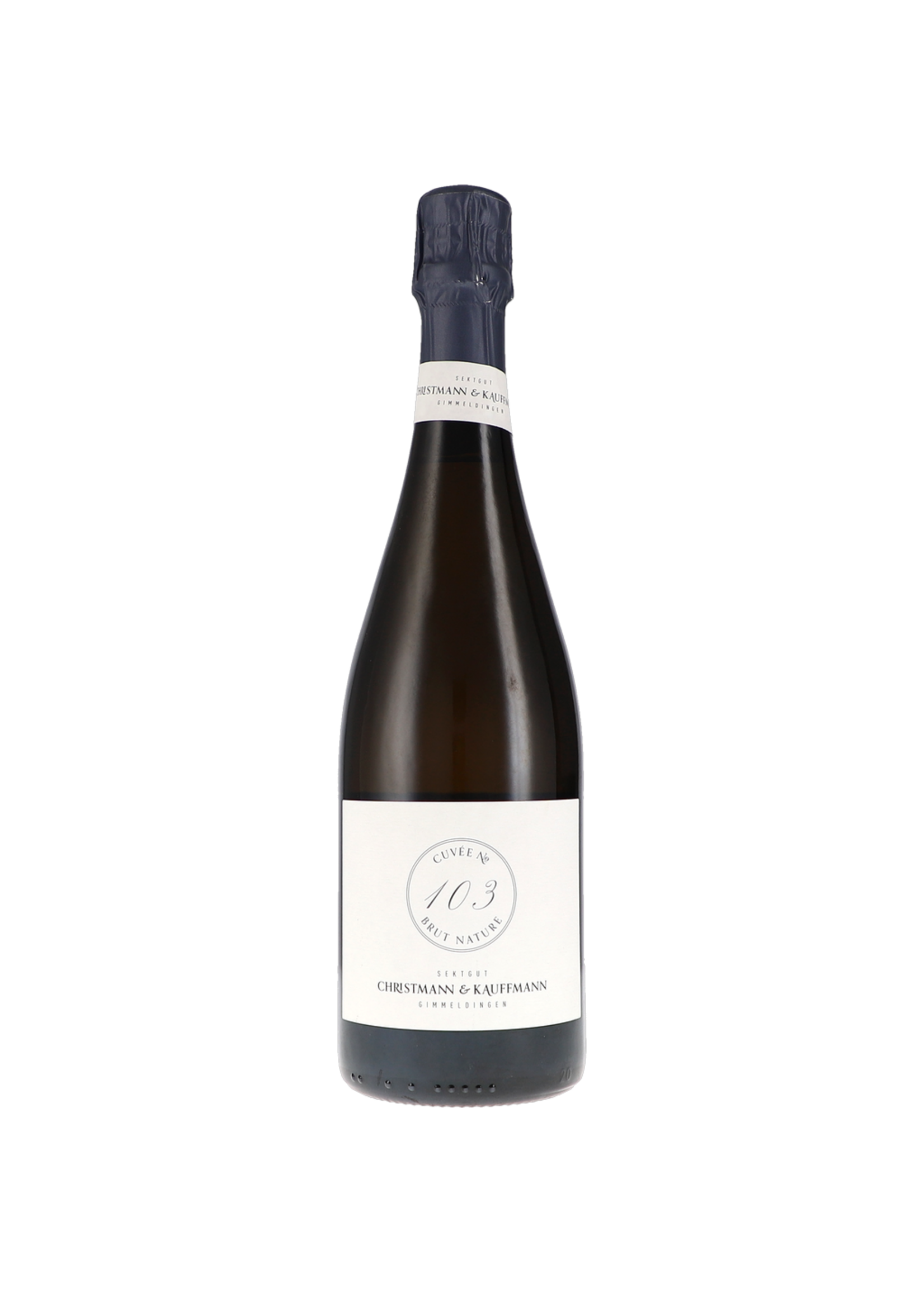 Christmann & Kauffmann / Pfalz Riesling Brut Nature Sektgut Cuvee No. 103 / 750mL