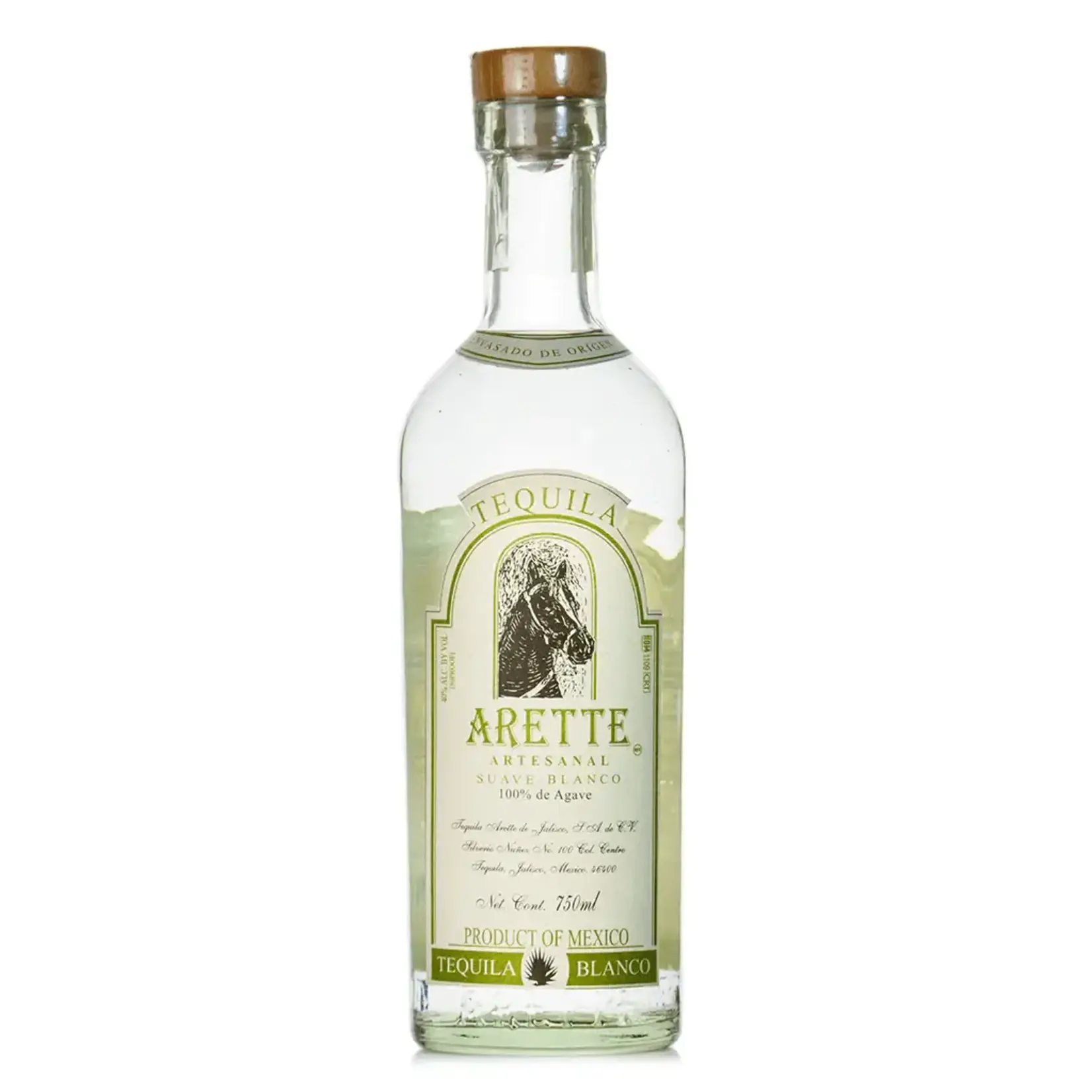 Tequila Arette Arette / Artesanal Suave Blanco Tequila / 750mL