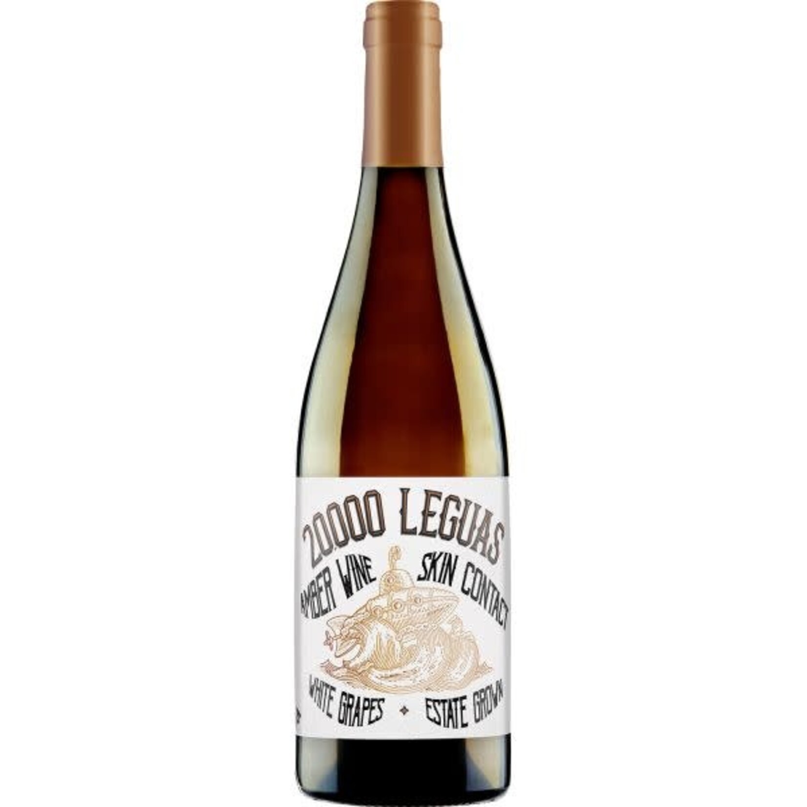 20,000 Leguas / Vino de la Tierra de Castilla Skin Contact Amber Wine Estate Grown Orange Wine / 750mL